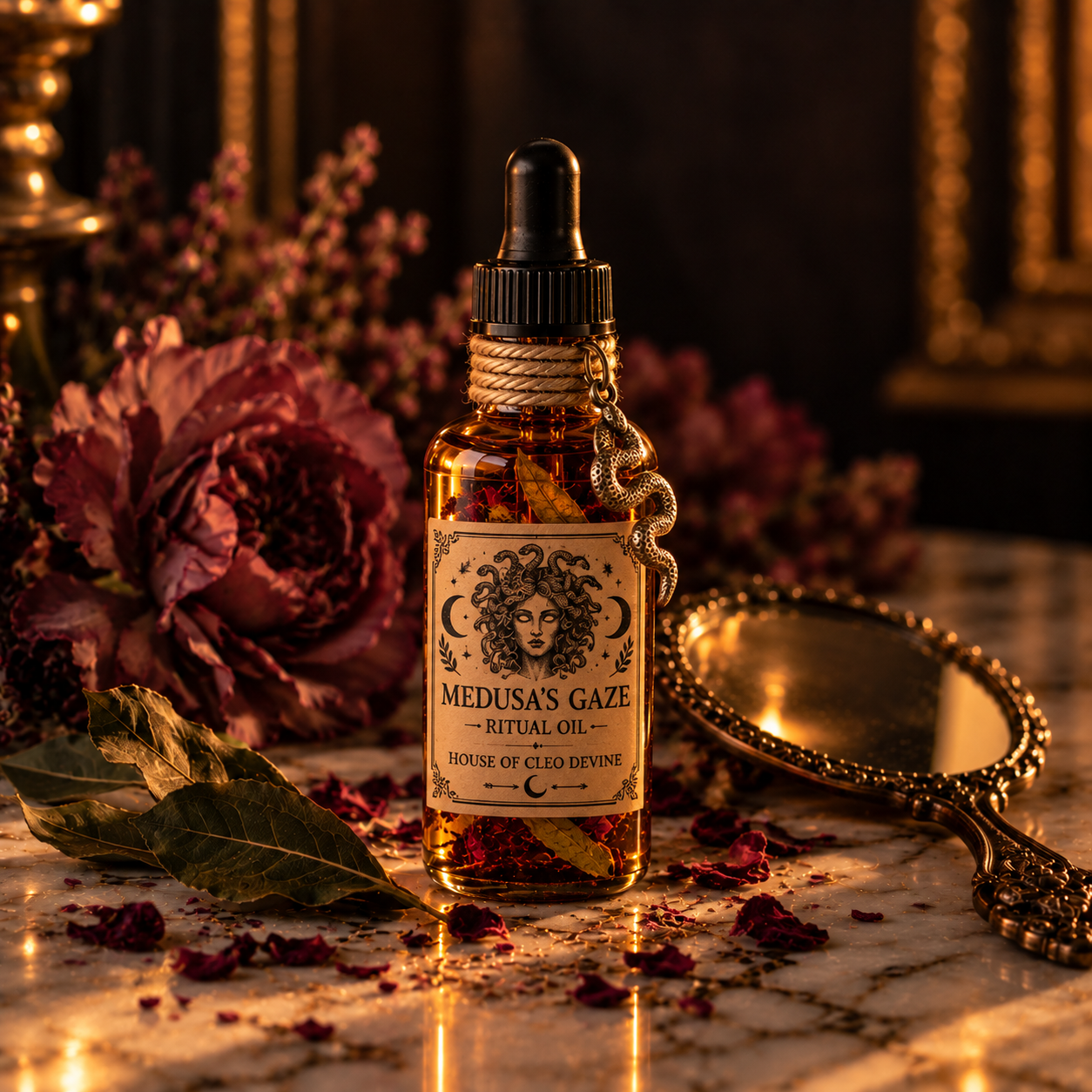Medusa's Gaze Oil | Medusa Goddess Oil, Survivor Strength