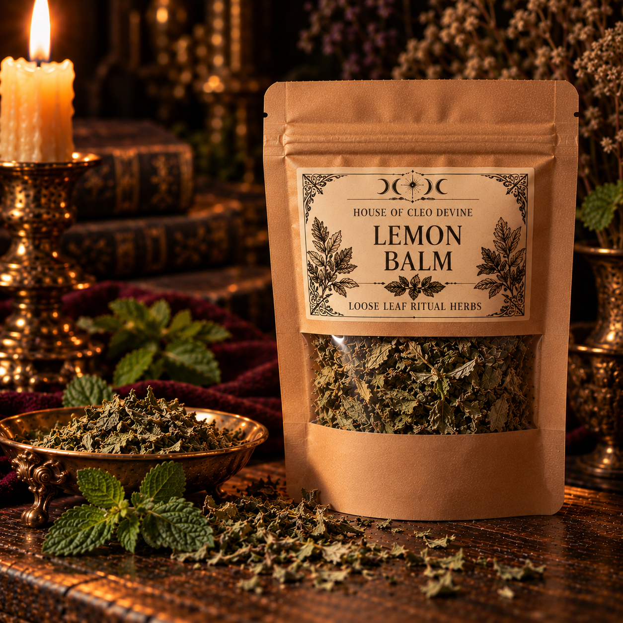 Lemon Balm (Melissa officinalis) Leaf | Success Herb, Love Spell, Moon Magic