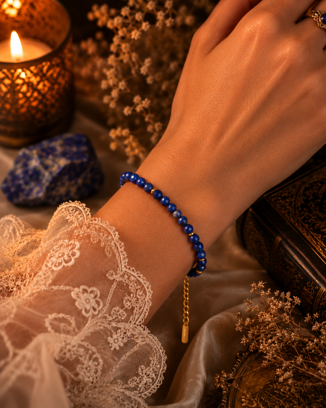 Lapis Lazuli Bracelet | Truth, Wisdom & Voice Activation Stone