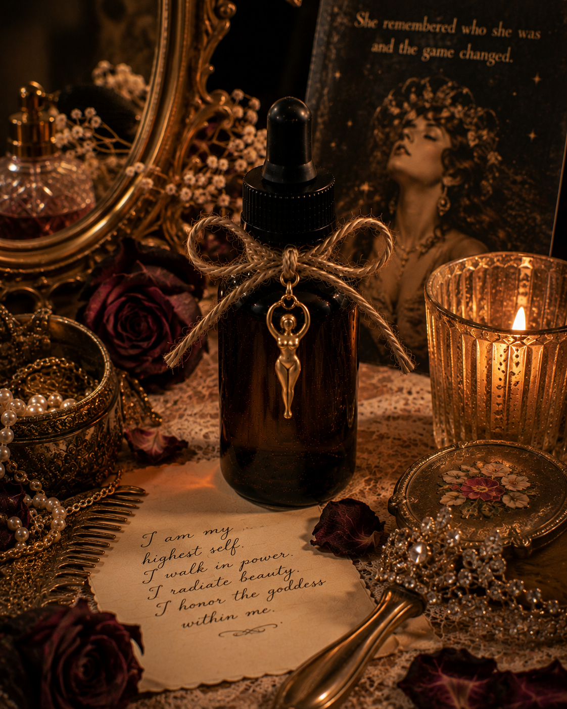 Goddess Energy Empowerment Ritual Oil | Inner Strength Feminine Confidence Radiance | Embody Highest Self