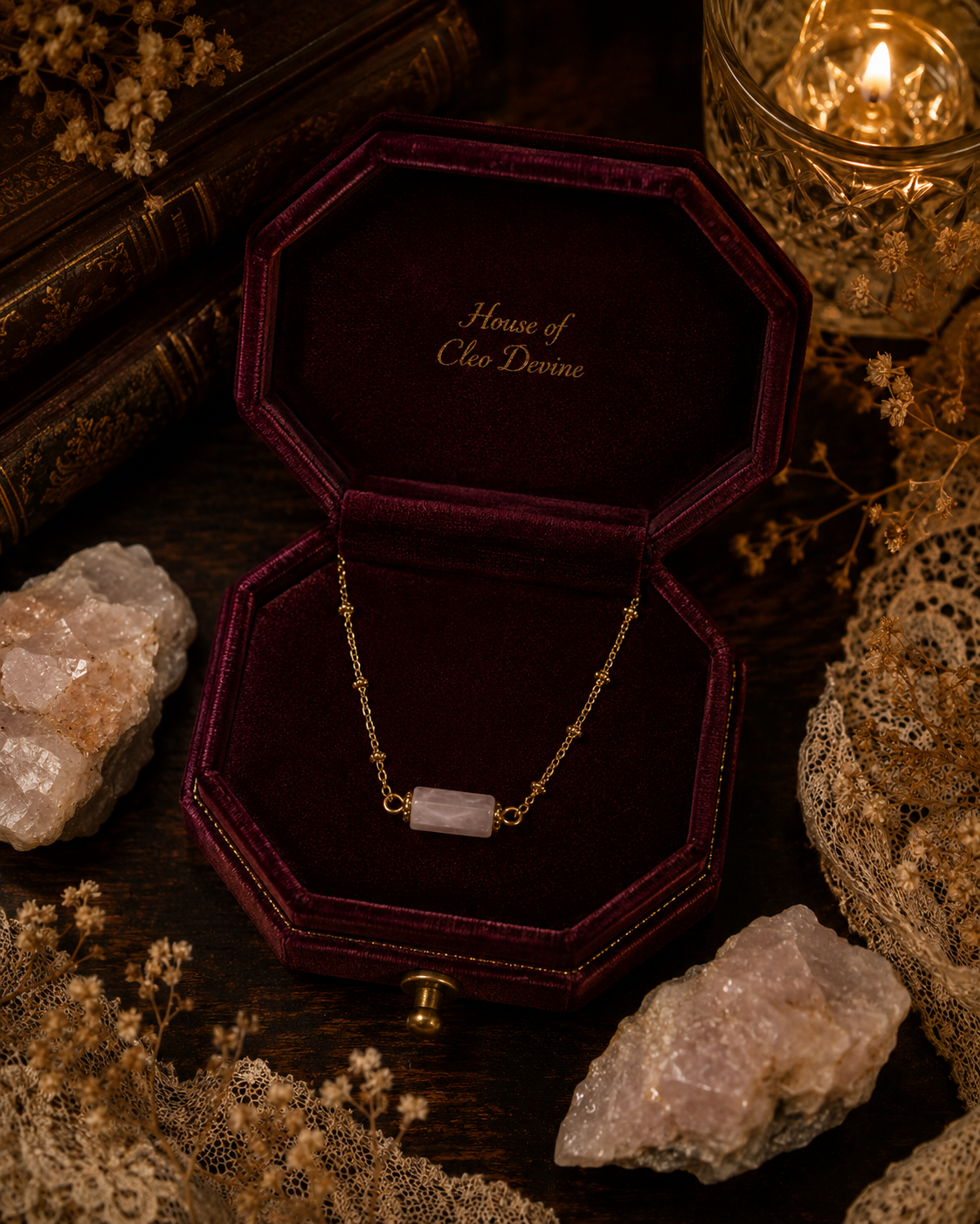Clear Quartz Necklace | Manifestation & Clarity Amplifier Pendant