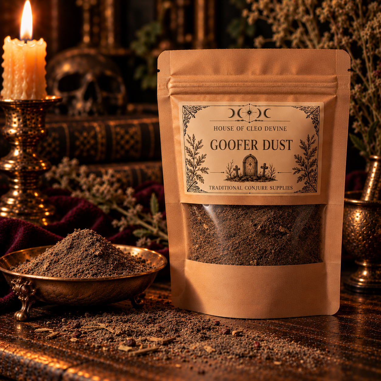 Goofer Dust | Southern Conjure Powder for Crossing & Baneful Work