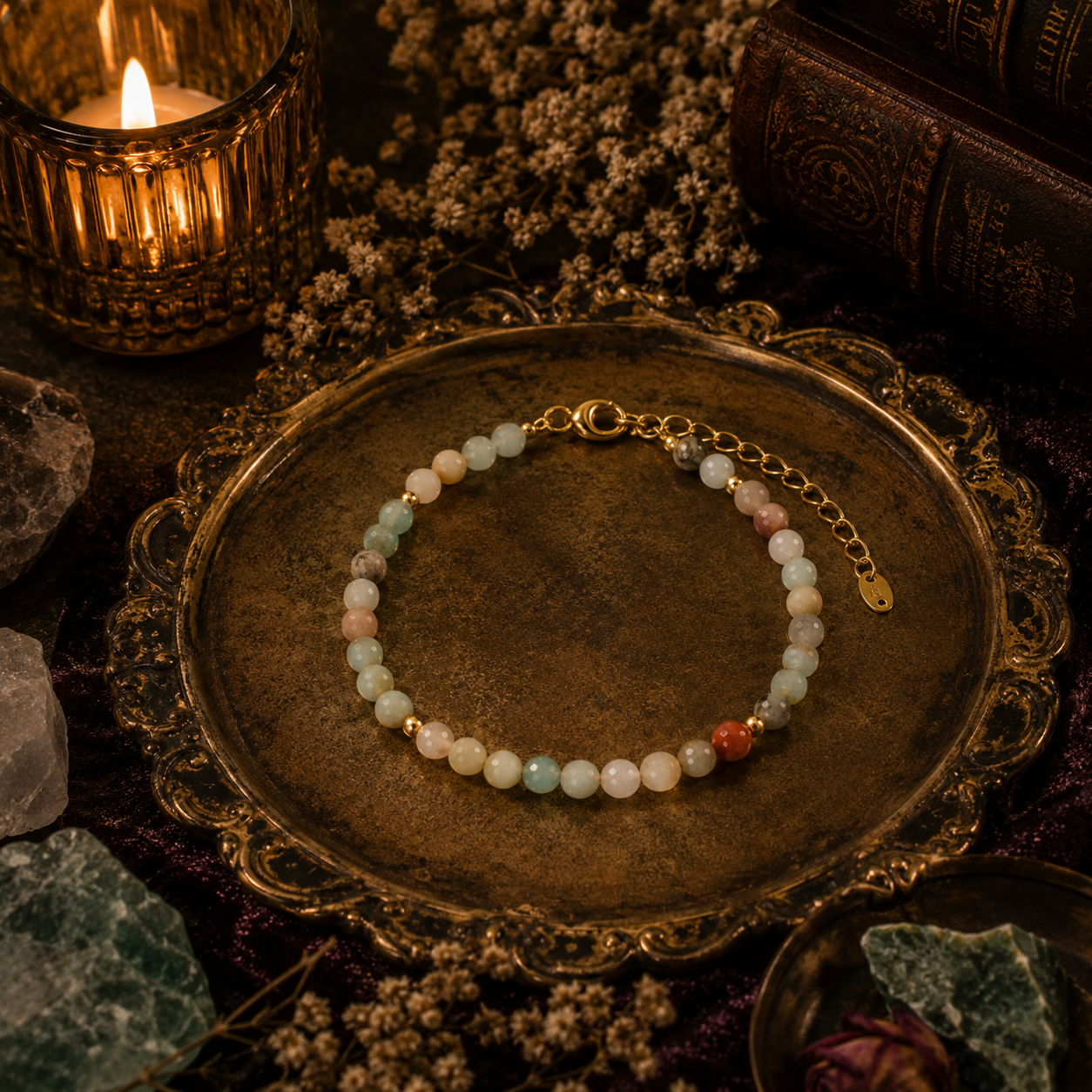 Multi-Color Amazonite Bracelet | Truth, Calm & Natural Beauty Stone