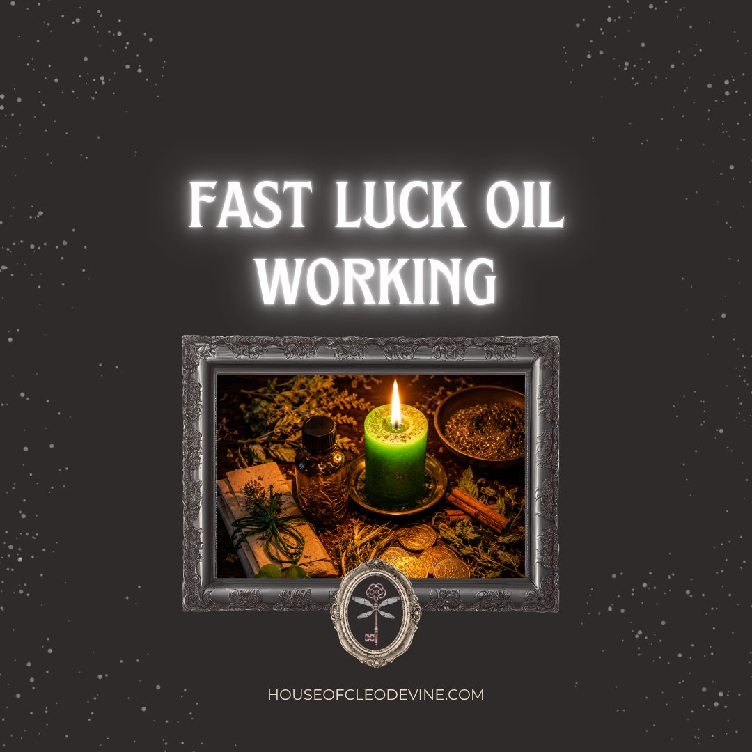 Fast Luck Oil Working | Southern Folk Magic Quick Fortune Ritual