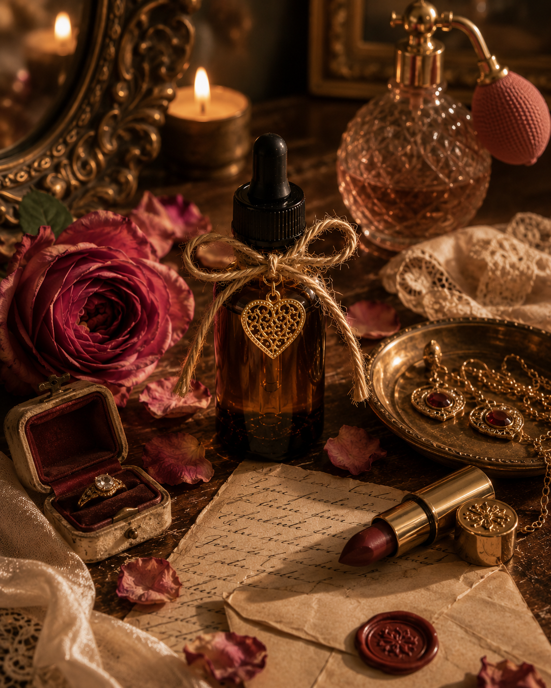 True Devotion Love & Attraction Ritual Oil | Trust Emotional Security Devotion and Healthy Long-Term Love