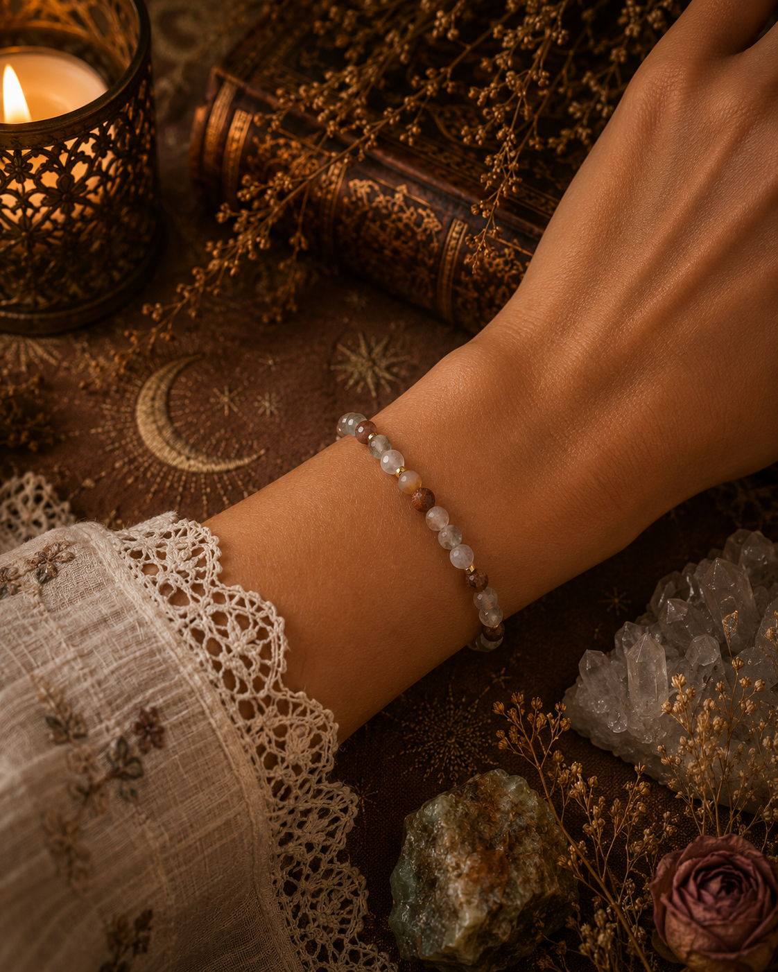 Golden Healer Quartz Bracelet | Healing, Abundance & Light Stone