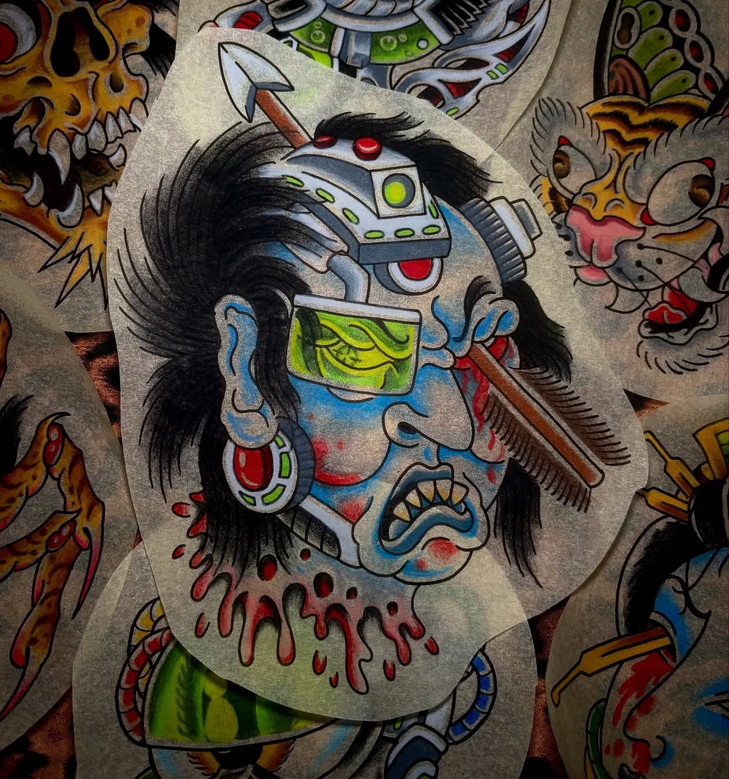 Been goofin&rsquo; around, DM if ya see somethin ya like 🙏🏼 
Thanks for the love as always ❤️ 

@southernstartattoo 

#gatattooers #atltattooartist #traditionalart #traditionalartist #traditionalflash #flash #tradworkers #boldwillhold #tattoodaily 
