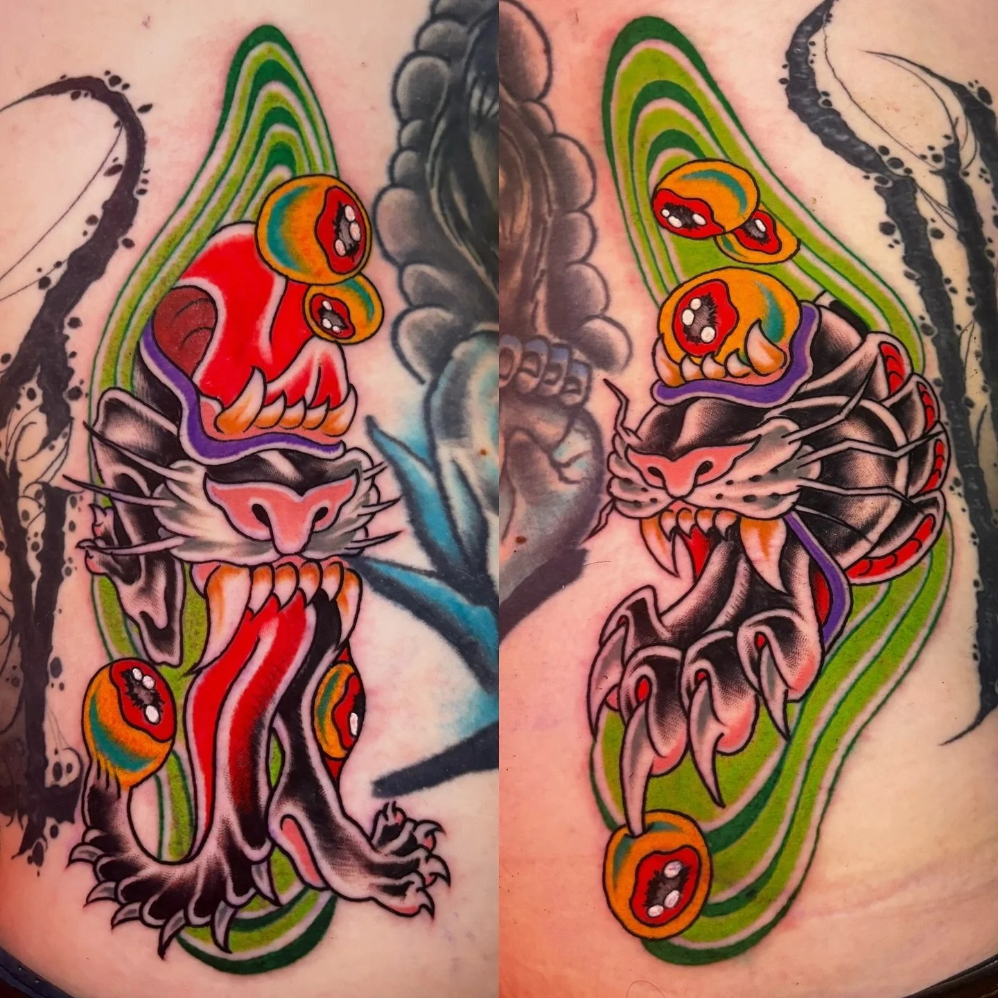One shot for David, thanks for sittin strong and gettin something weird! 🙏🏼
Thanks fer lookin&rsquo; 
🔥💥I HAVE TIME TO TATTOO YOU THIS MONTH 
DM TO BOOK 💥🔥

@southernstartattoo