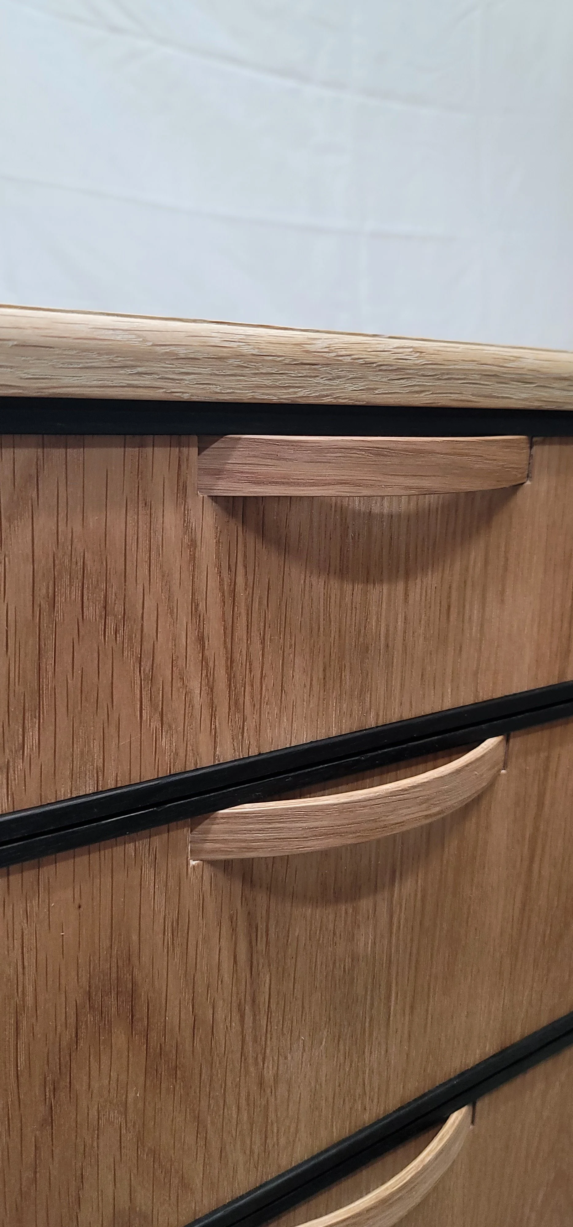 White Oak Pedestal Desk