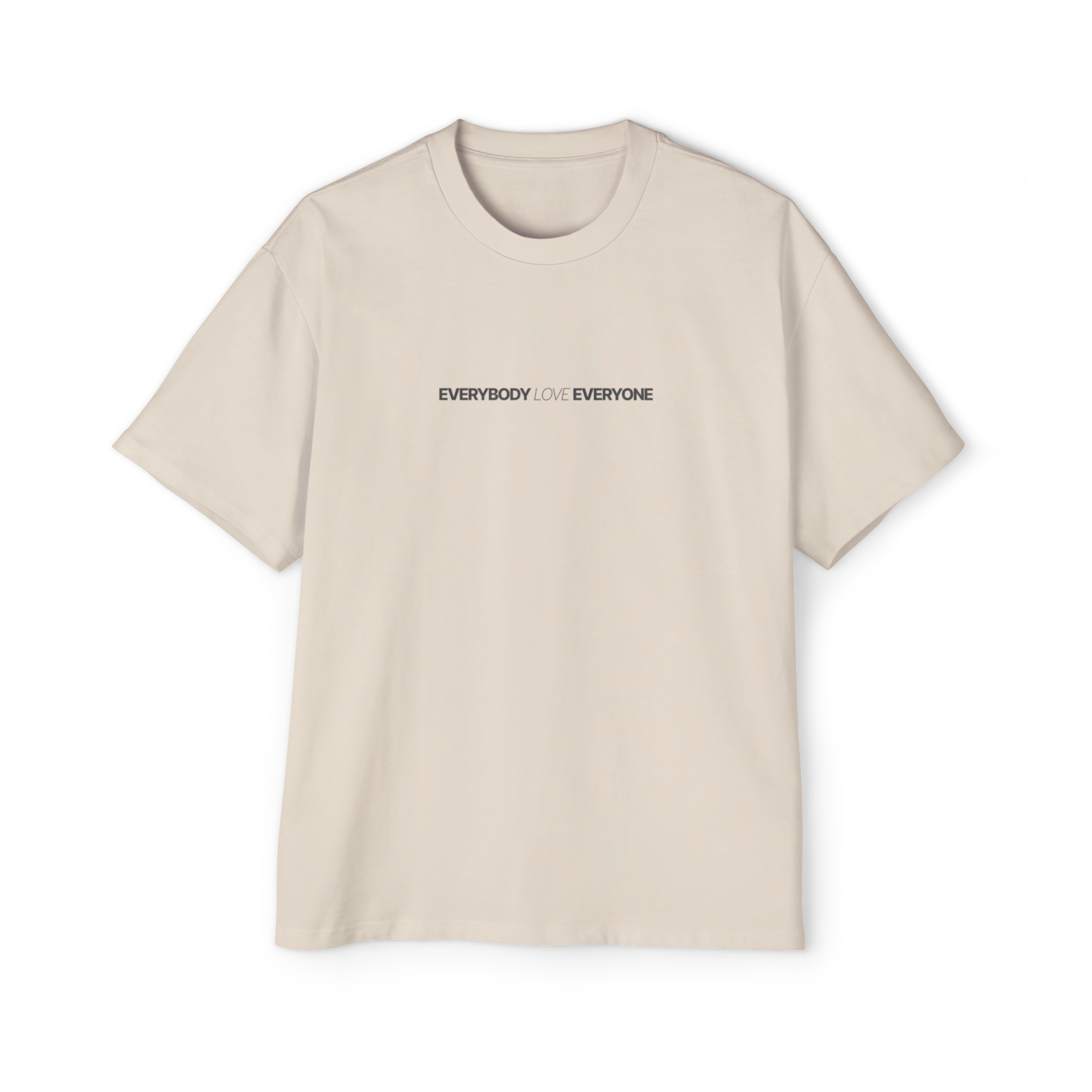 Mens Everybody Love Everyone Oversized Tee