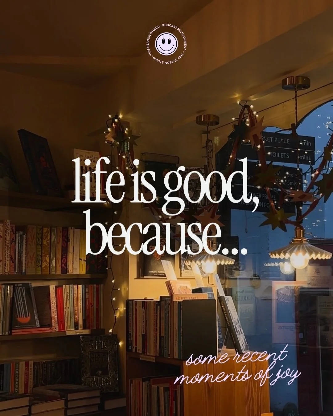 Do you ever just remember you&rsquo;re an adult and have free will? 

Turns out my adult wants to hang stars in her kitchen and a disco ball in her office 🪩 

And some other moments of joy that made me remember life is good 💕

I saw @byhellolemon &