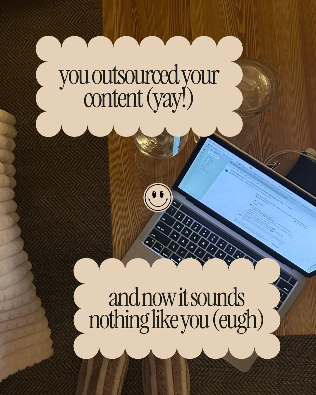 If you&rsquo;ve ever read a caption your team wrote and thought, &ldquo;I would literally never say that&rdquo;&hellip; read this.

You can be a founder who cares deeply about their voice - but still doesn&rsquo;t want to write every caption themselv