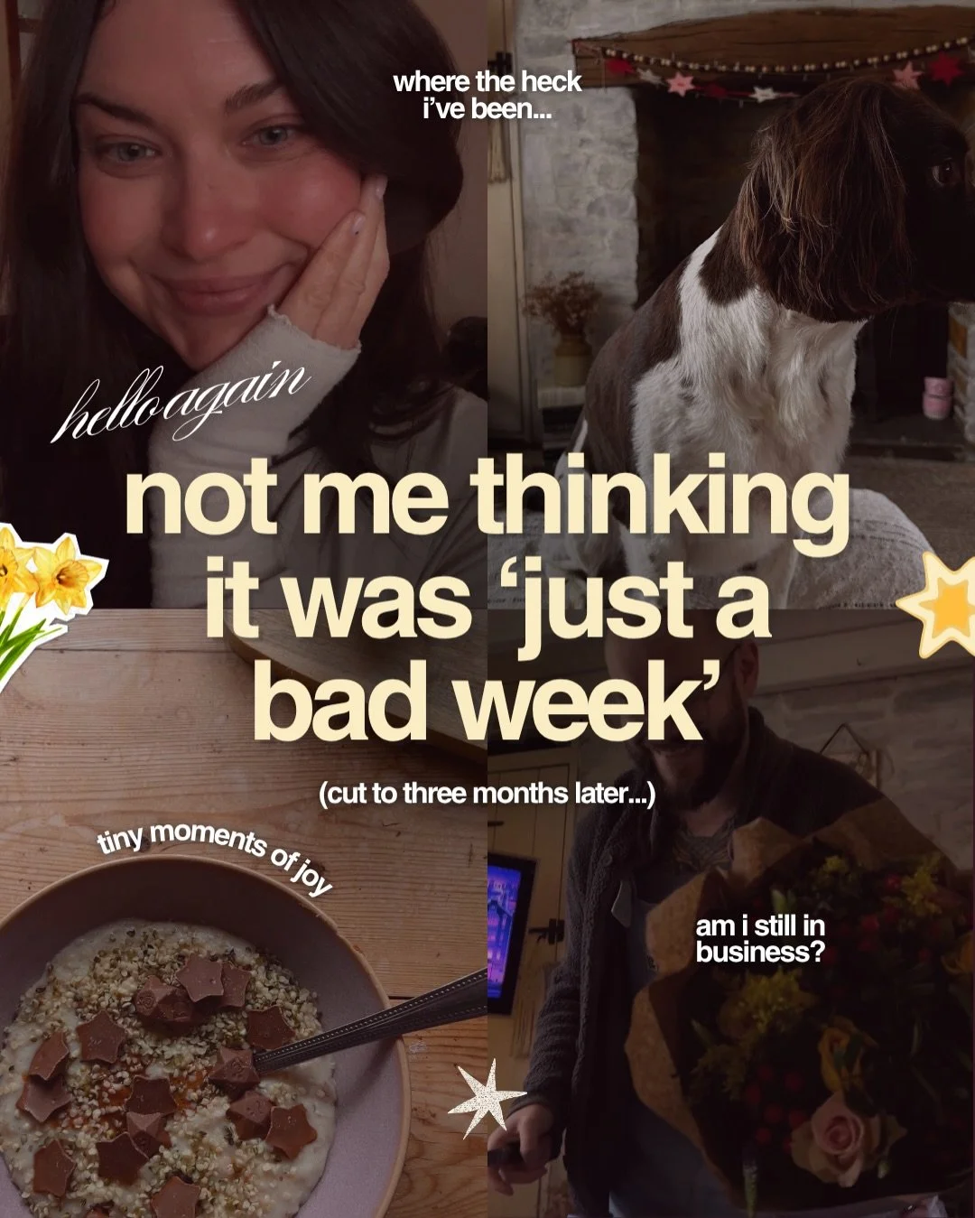 It&rsquo;s been a minute 🥹

The thing about being a small business owner is that sometimes the ship goes down with the captain&hellip;

and this captain has been DOWN ☠️ 

But everything&rsquo;s on the up✨and I&rsquo;m so happy to be back, what have