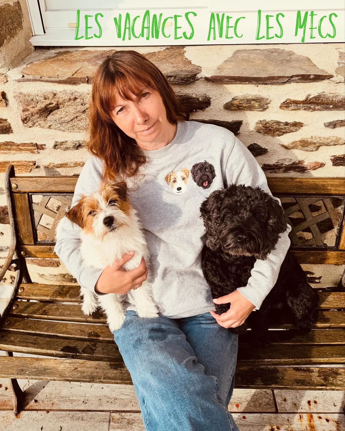 On holiday with the lads and loving my @thelucyandlolashop sweatshirt #faces 💚