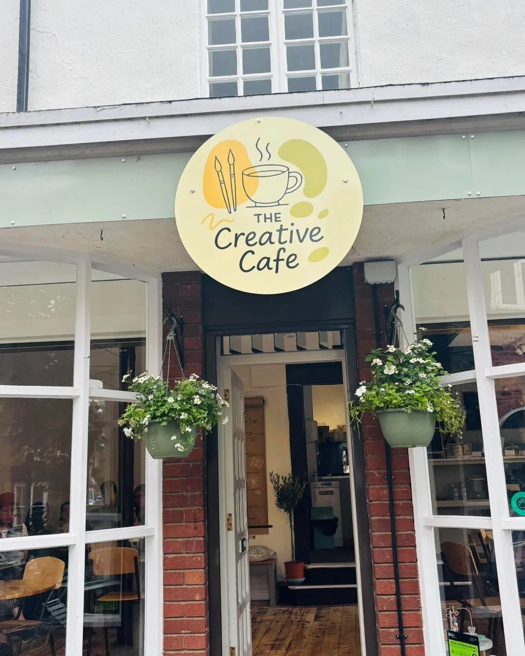 Grey skies, damp hair and a quiet little win.

The dogs and I escaped the house and wandered to the new coffee shop on Kenilworth old High Street @the.creative.cafe.kenilworth. 

We were met with the warmest welcome, kind faces, good coffee and that 