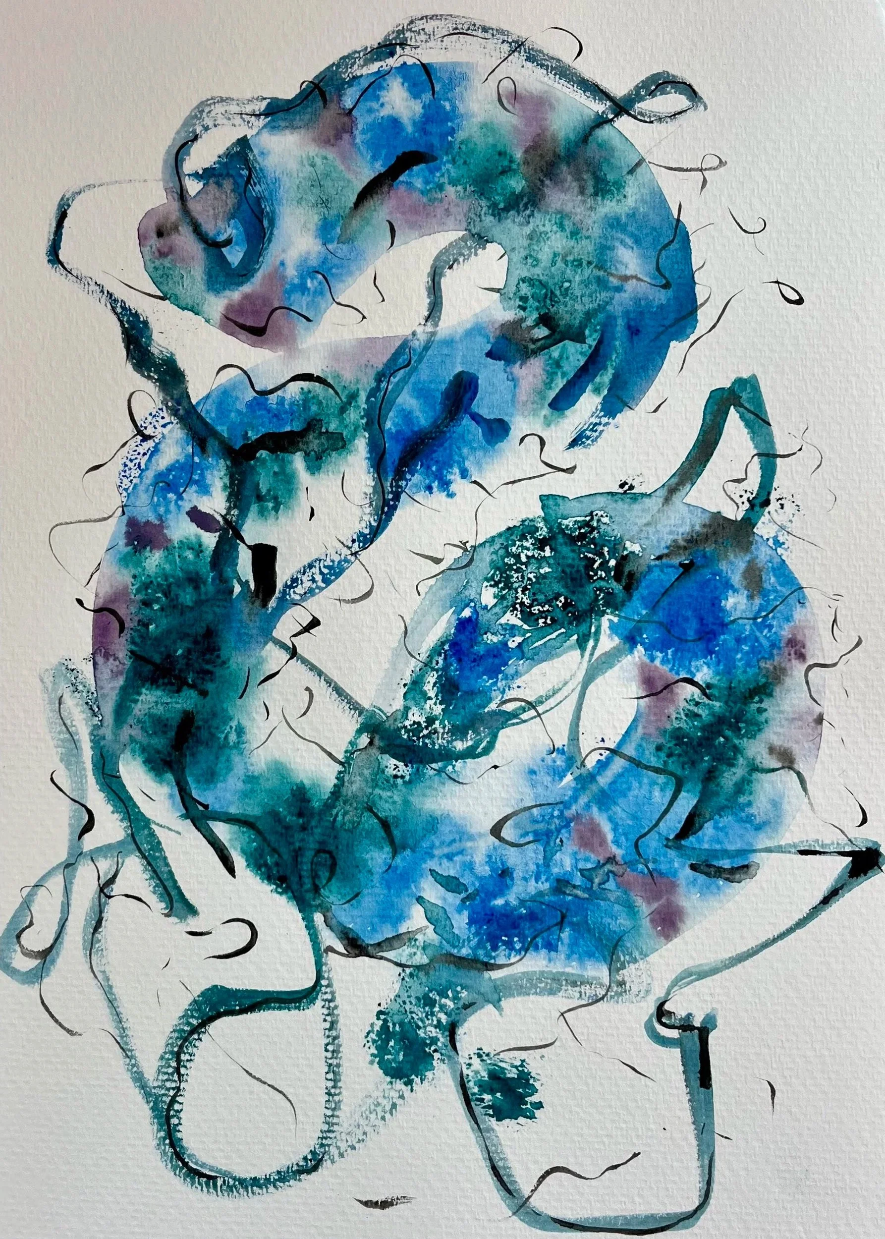 Ouroboros Tide (watercolor)