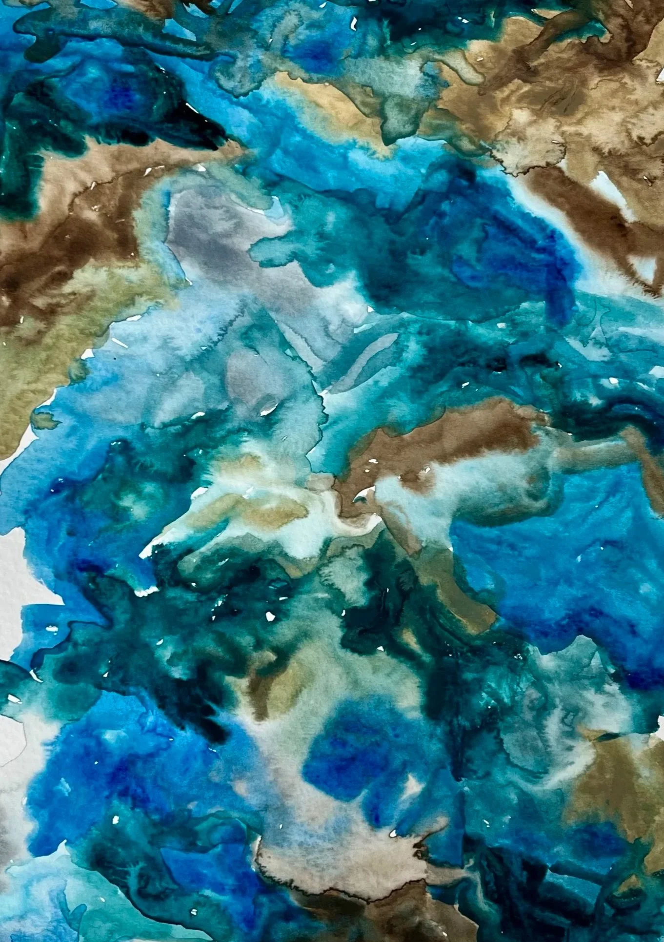Textures of Life (watercolor)