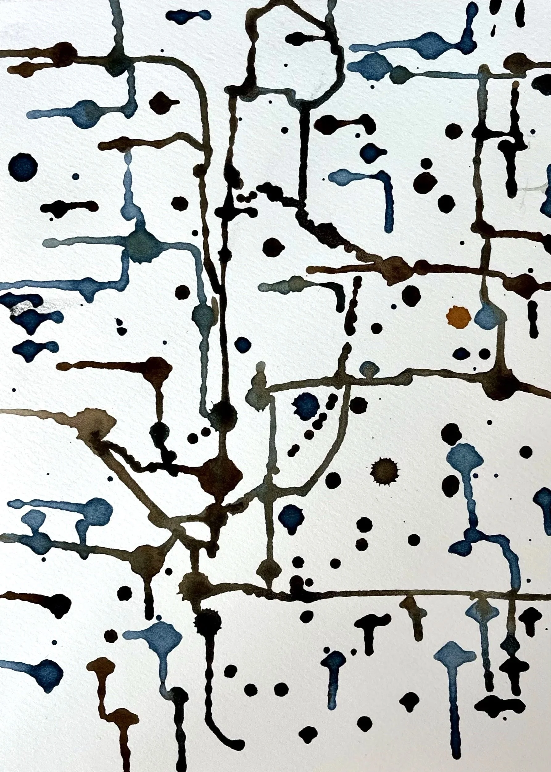 The Earth Subway (natural ink)