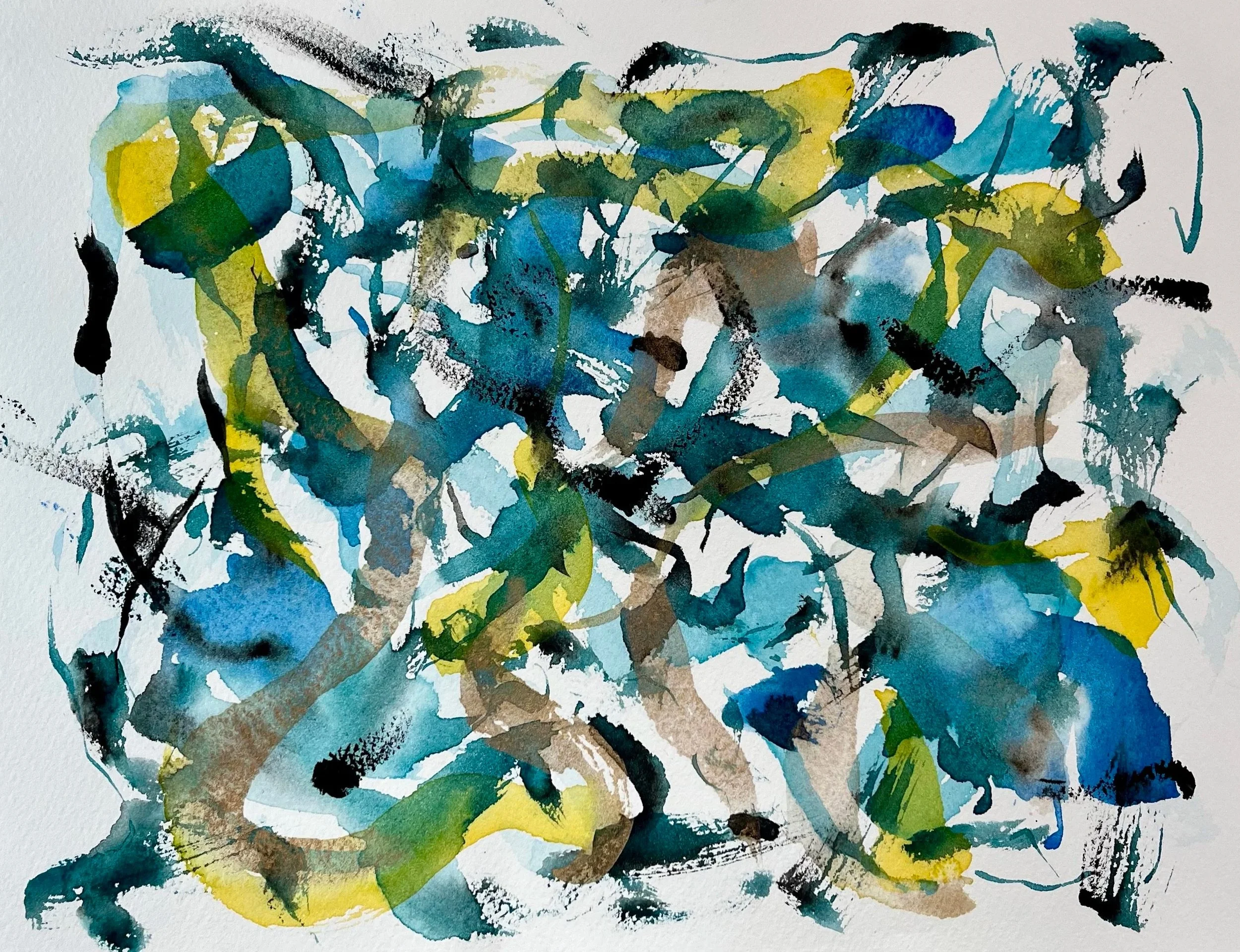 Releasing Misalignment (watercolor)