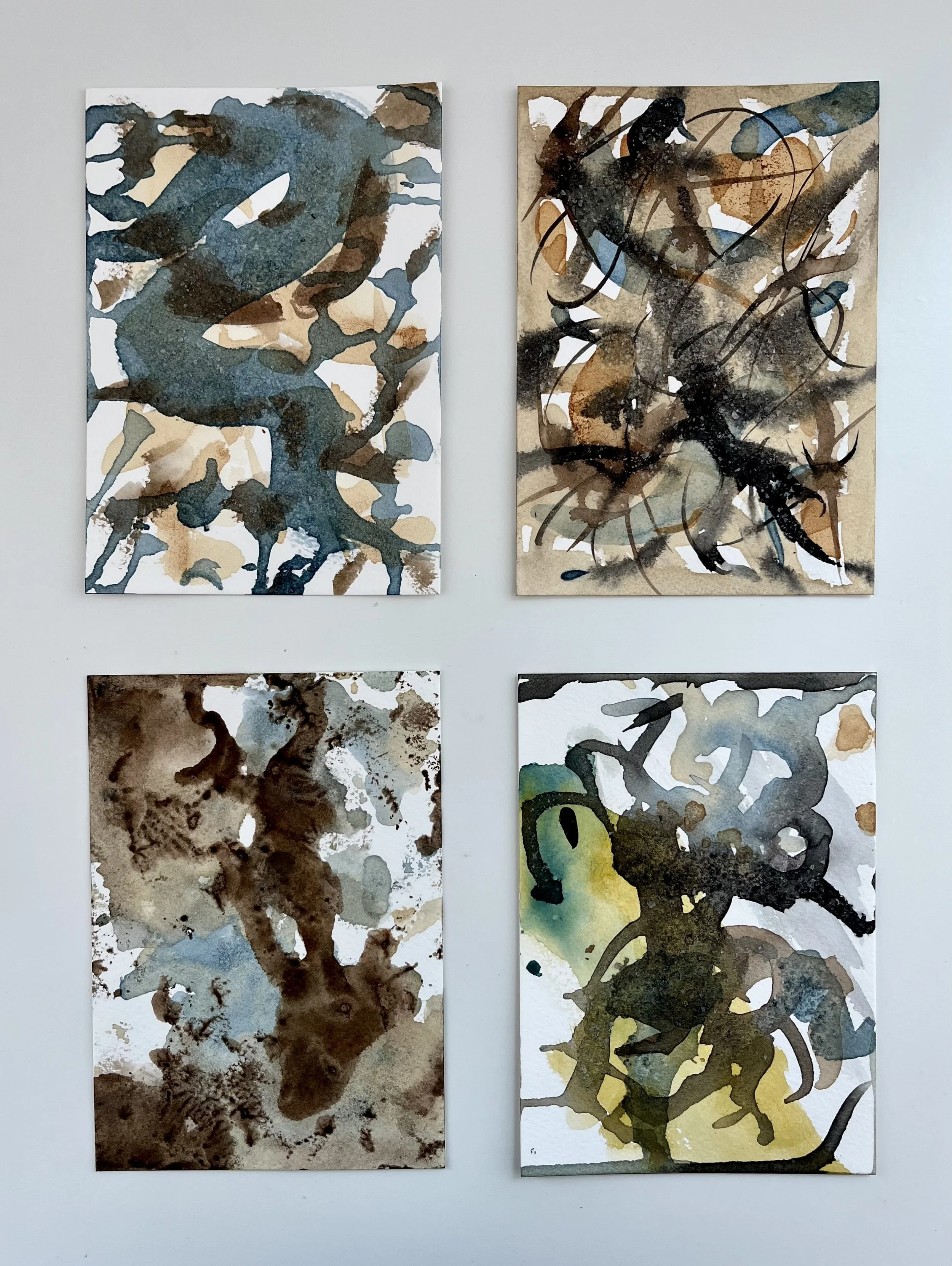 Experimentation (natural ink)