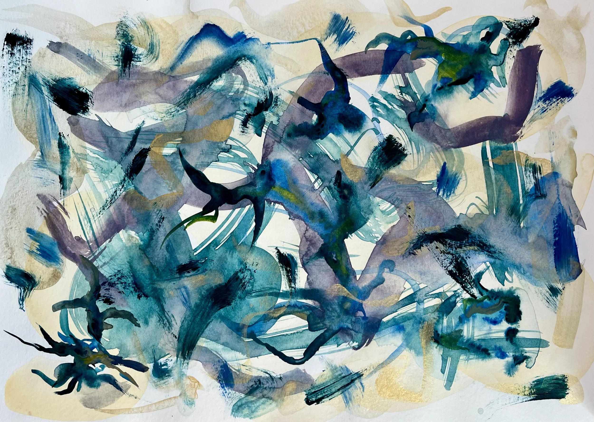 An Expedition of Experimental Introspection (watercolor)