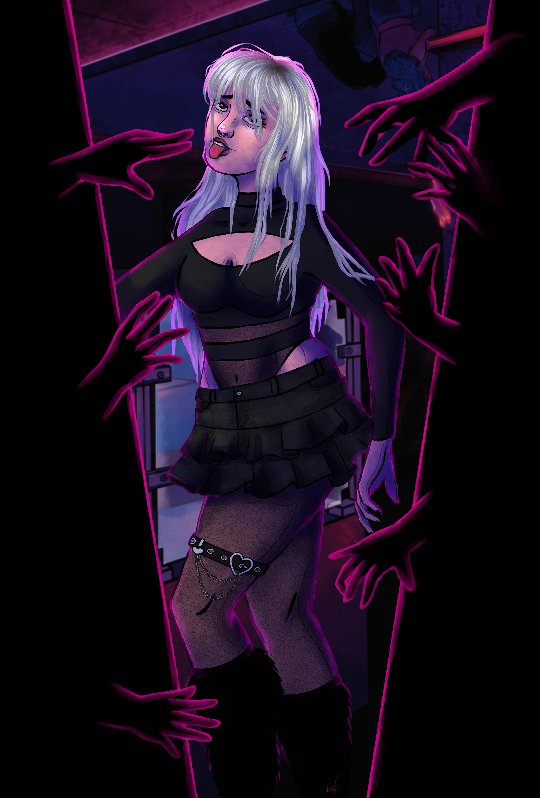 No Exit - Glowrot Art Print