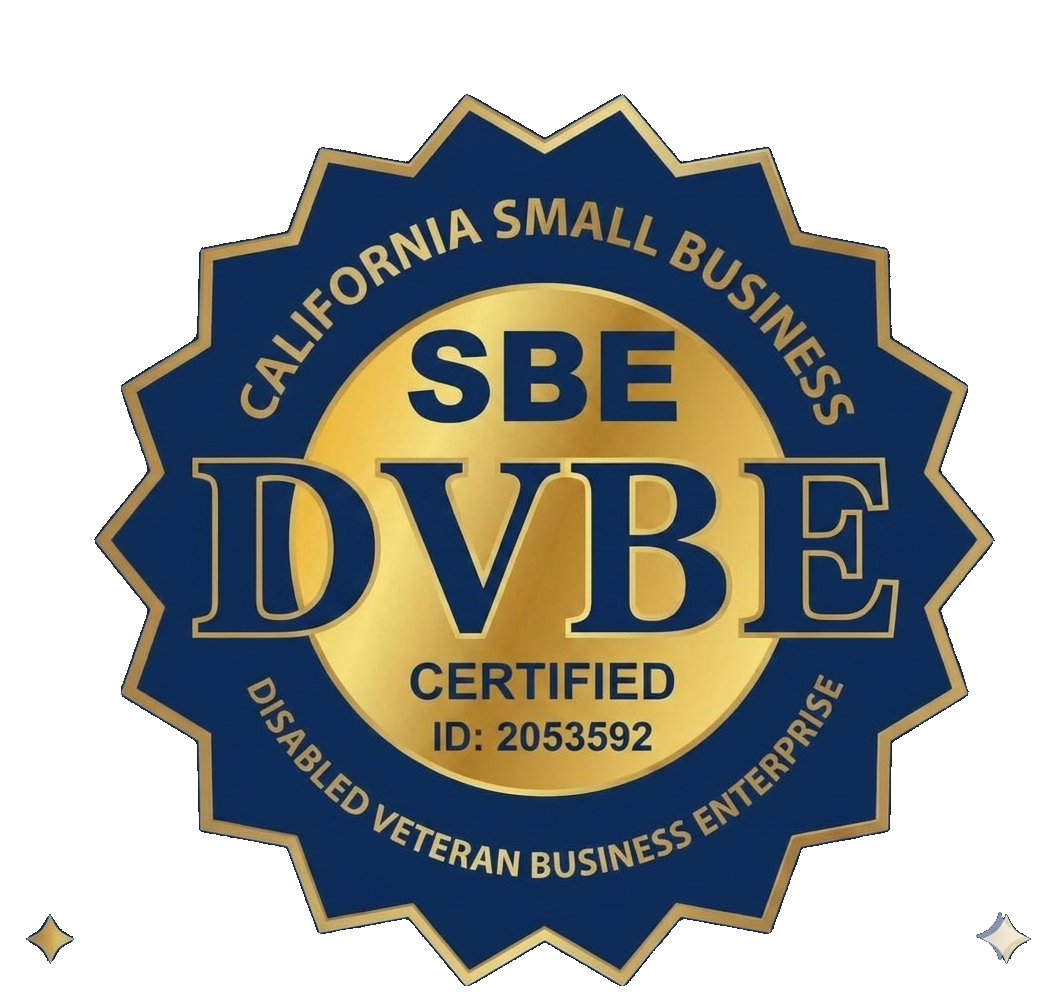 DVBE Certified — California Disabled Veteran Business Enterprise
