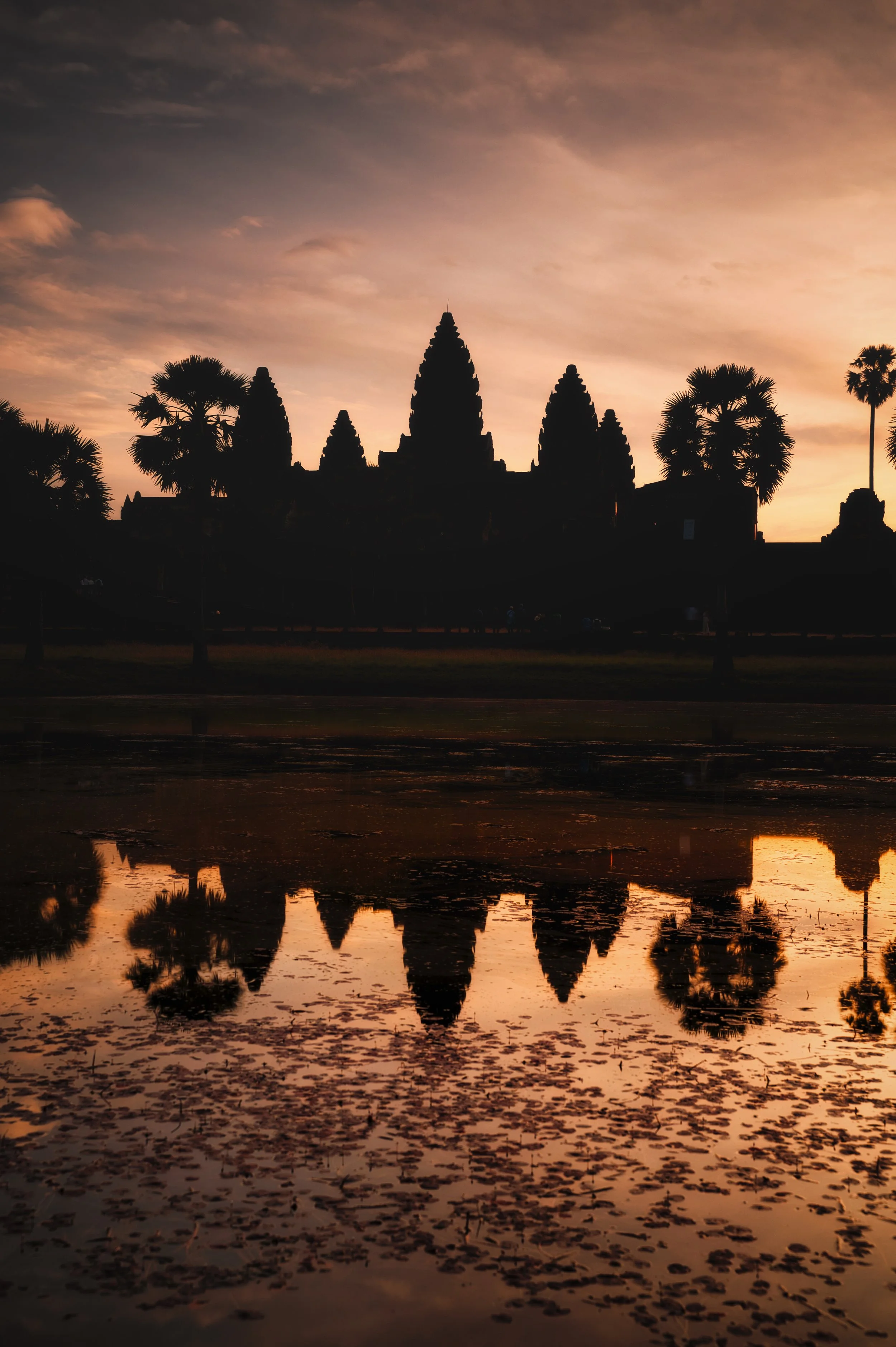Angkor Wat at sunrise - portrait