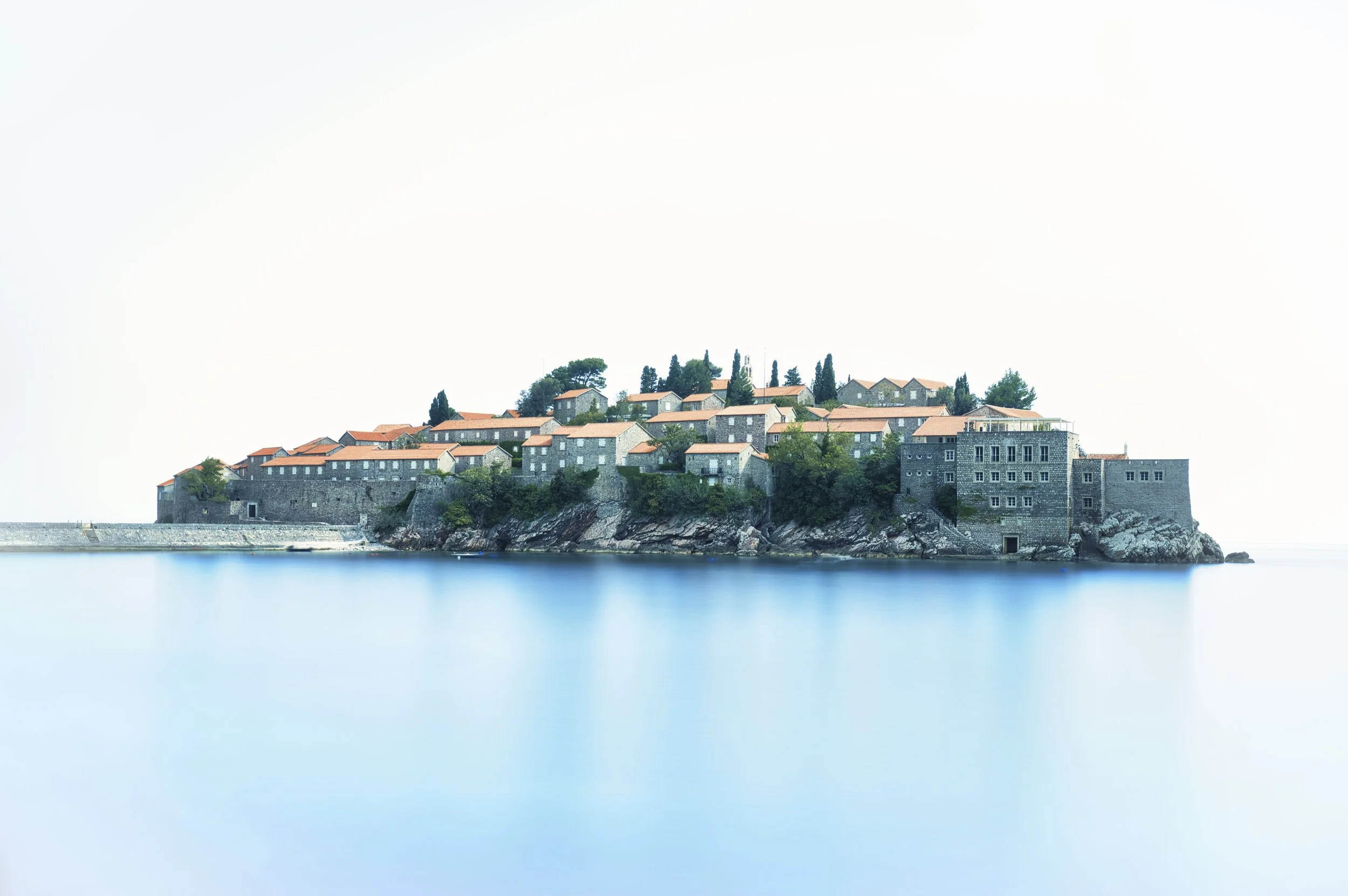 Midday at Sveti Stefan