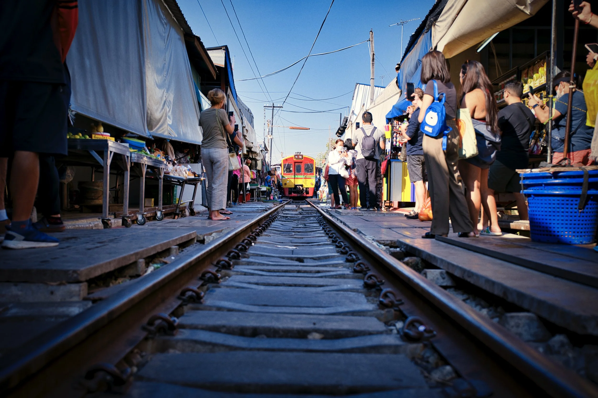 Narrow alleyways