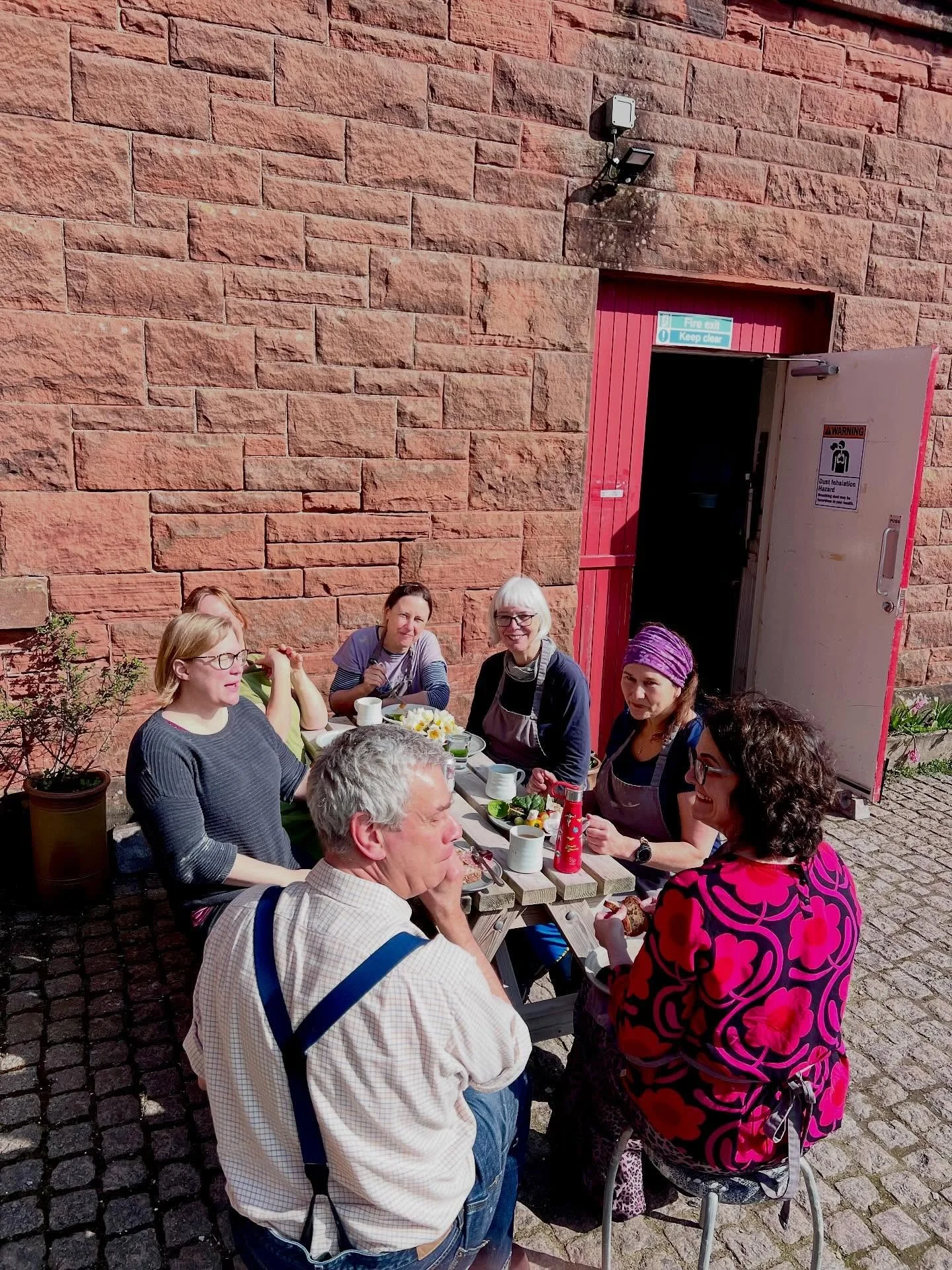 〰️ Day 2 of 4 Day *Level 2* THROWING COURSE AT CLAY WORKS STUDIO with our very own Chris Taylor〰️ 

Working with a group of 7 throwers all looking to improve their throwing skills. So far Chris has been teaching how to make bowls &amp; cylinders and 