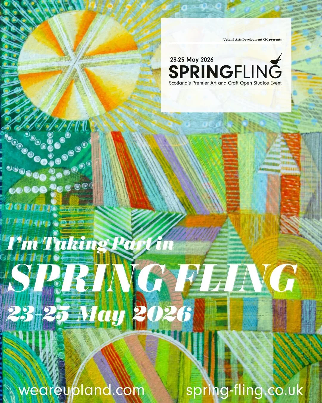 〰️ We (Chris Taylor &amp; Lauren Gray) are really looking forward to taking part in this years Spring Fling, known as Dumfries &amp; Galloway&rsquo;s iconic annual open studio event! 〰️ 

If you have never visited this is a brilliant opportunity to s