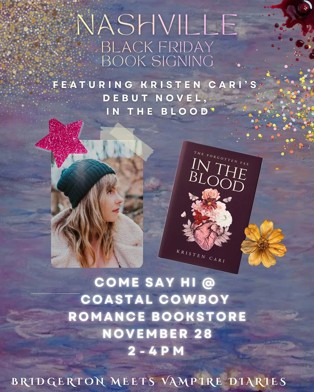 Nashville, come say hi at @coastalcowboybooks on Nov 28, 2-4! If you have book friends in the area, please tag them and share!! 🫶