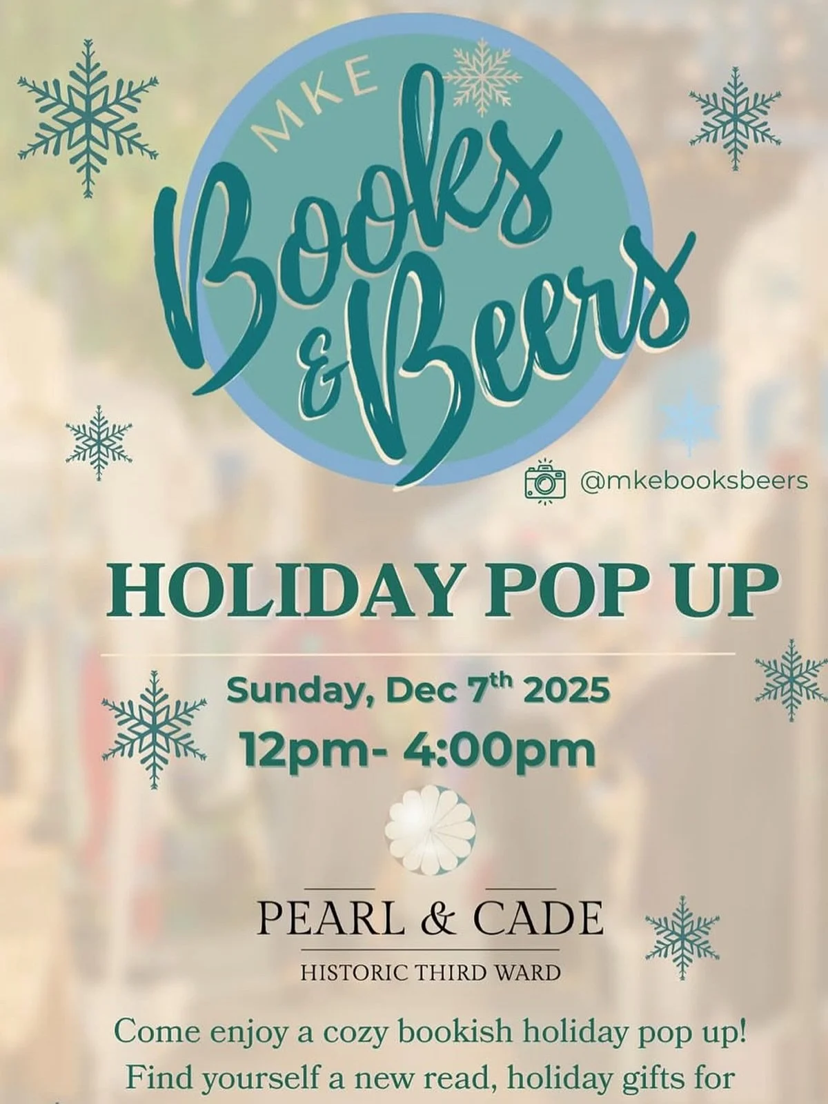 In true mother-of-a-toddler fashion, I am a little tardy to the party in announcing this event 😆🙃💖 Come join us tomorrow 12-4 in the third ward if you want to support local authors and other small businesses while Christmas cozy shopping (with coc