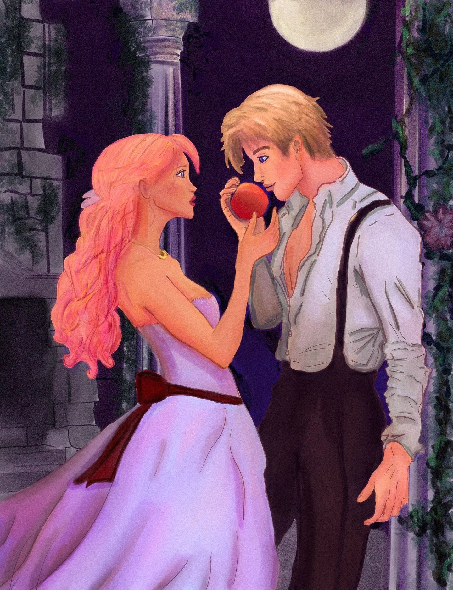 Eva &amp; Jax from Once Upon a Broken Heart by @stephanie_garber . Love these two so much and have been wanting to draw them since before I knew I could draw 😆

#ouabh #onceuponabrokenheart #ouabhart #evaandjax #jax