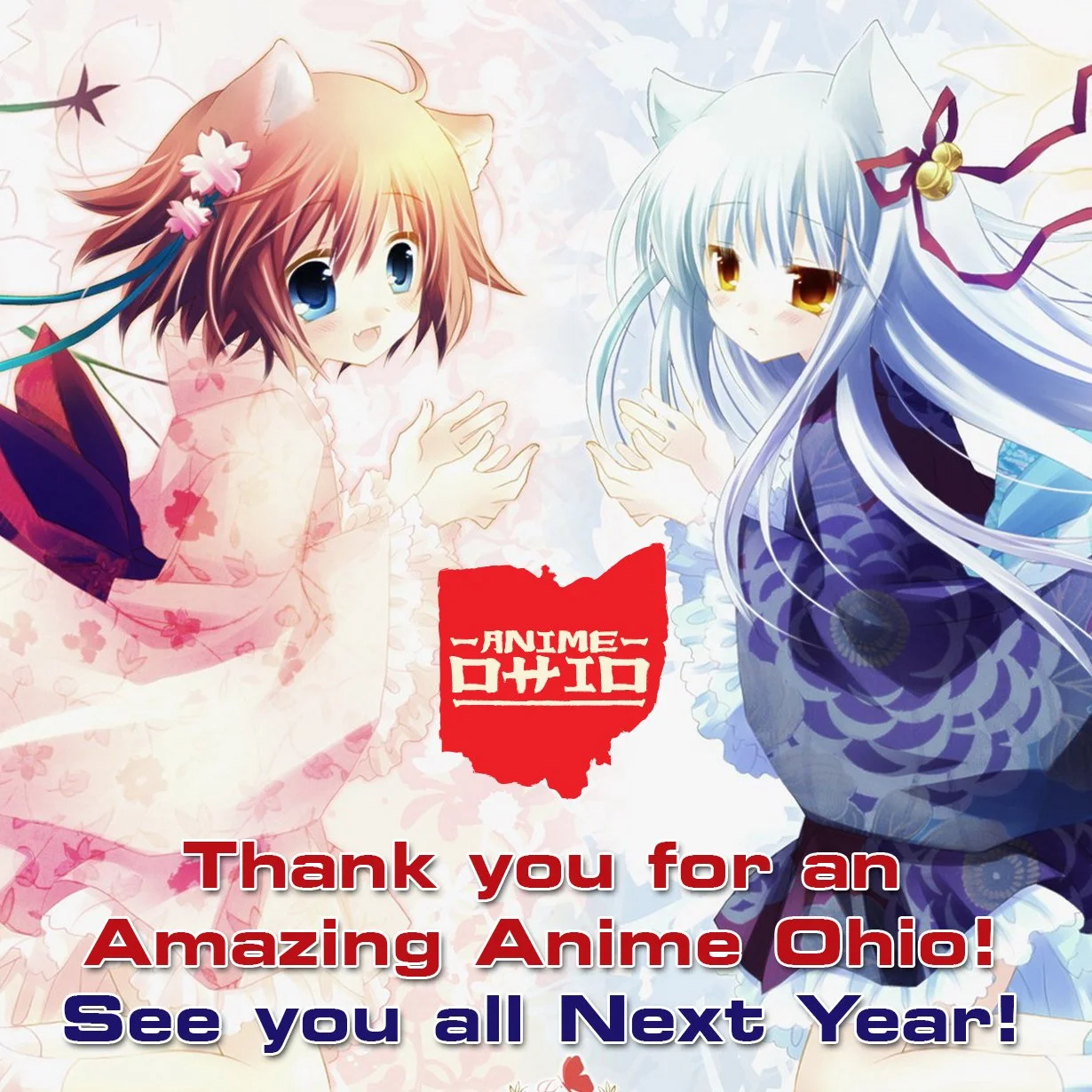 Thank you for participating in Anime Ohio 2025! 

Get home safe. 

Stay tuned for announcements and details for Anime Ohio 2026! Next year marks the 8th annual event.