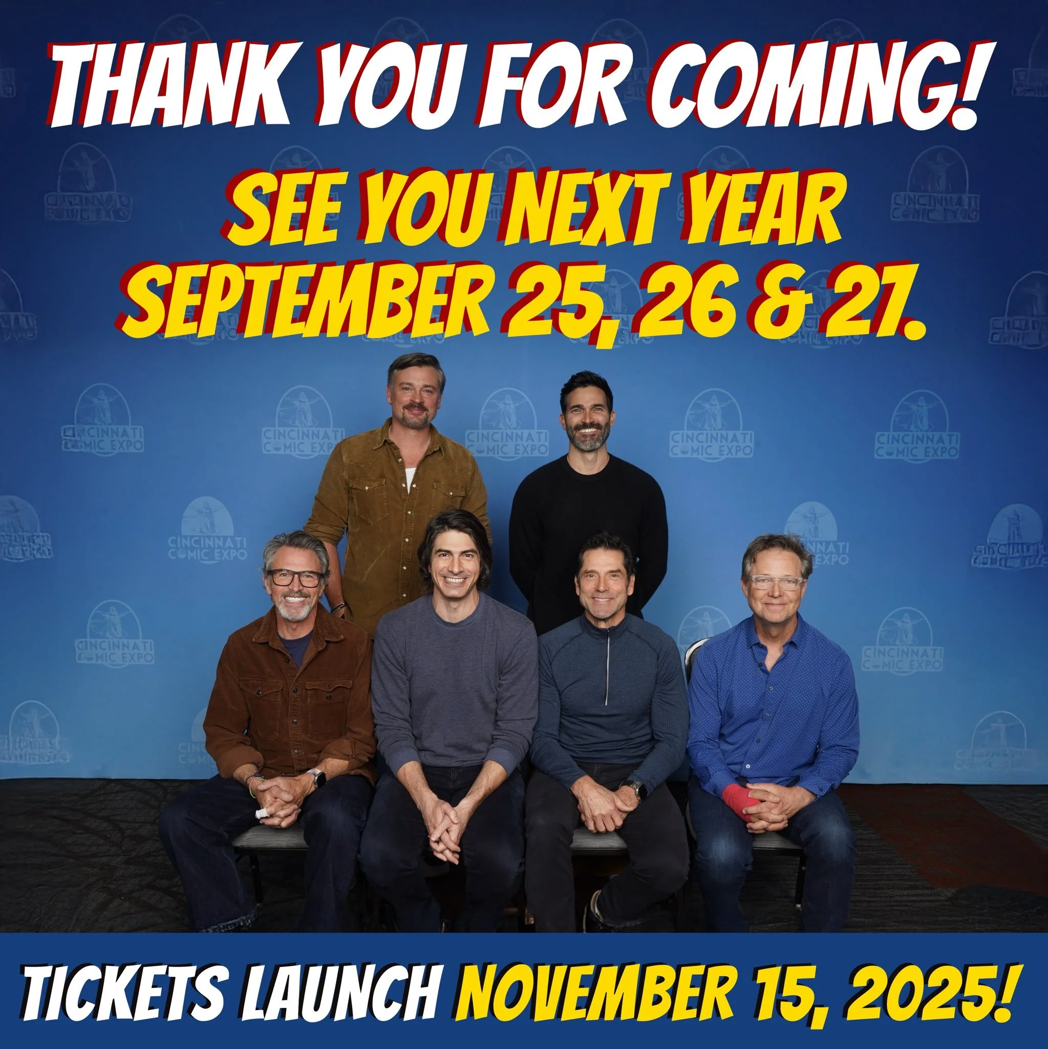 Mark those calendars to get ready for the 16th annual Cincinnati Comic Expo! See you next year! Details coming soon!