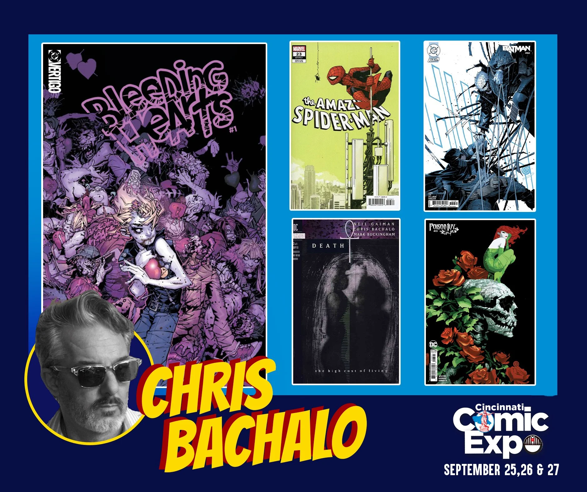 Artist Chris Bachalo is joining the lineup for the 2026 Cincinnati Comic Expo!

Chris is internationally recognized as one of the most popular artists in the comic industry. His body of work covers a wide spectrum of genres ranging from the criticall