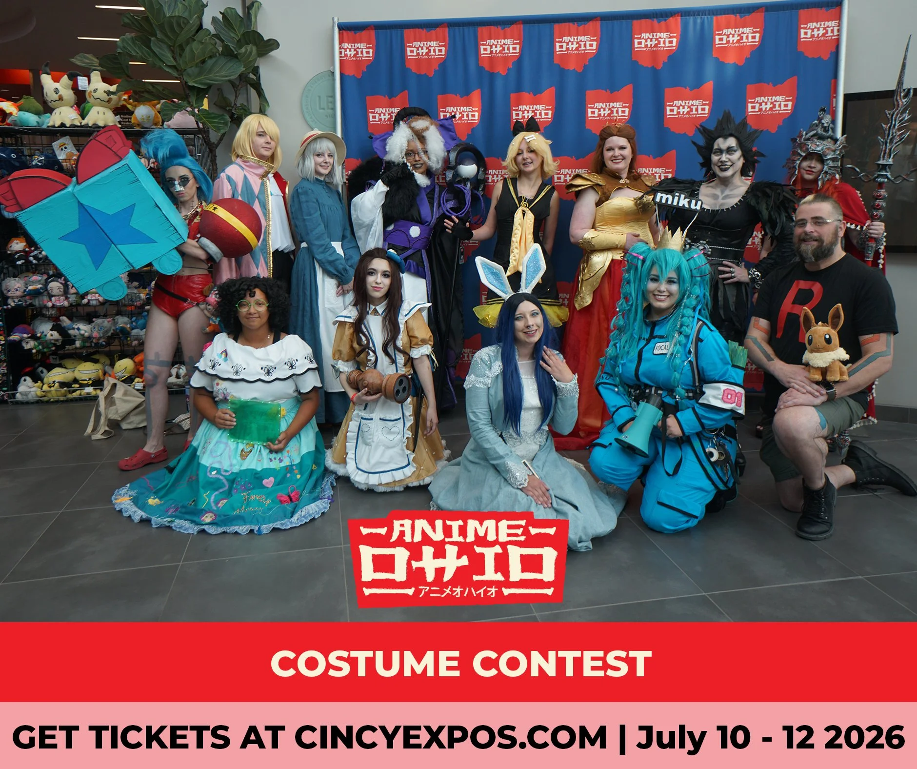 The Costume Contest at Anime Ohio is where creativity hits the big stage&mdash;no matter your level, from Novice, Journeyman to Masters, this is your moment to stand out and shine! Show off your hard work, wow the crowd, and be part of one of the mos