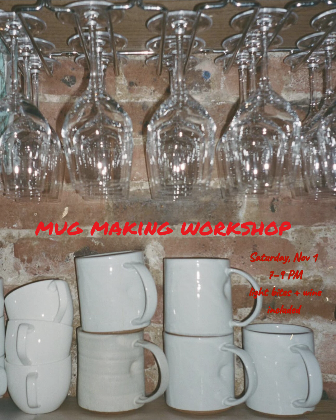 Mug-Making Workshop 11/1