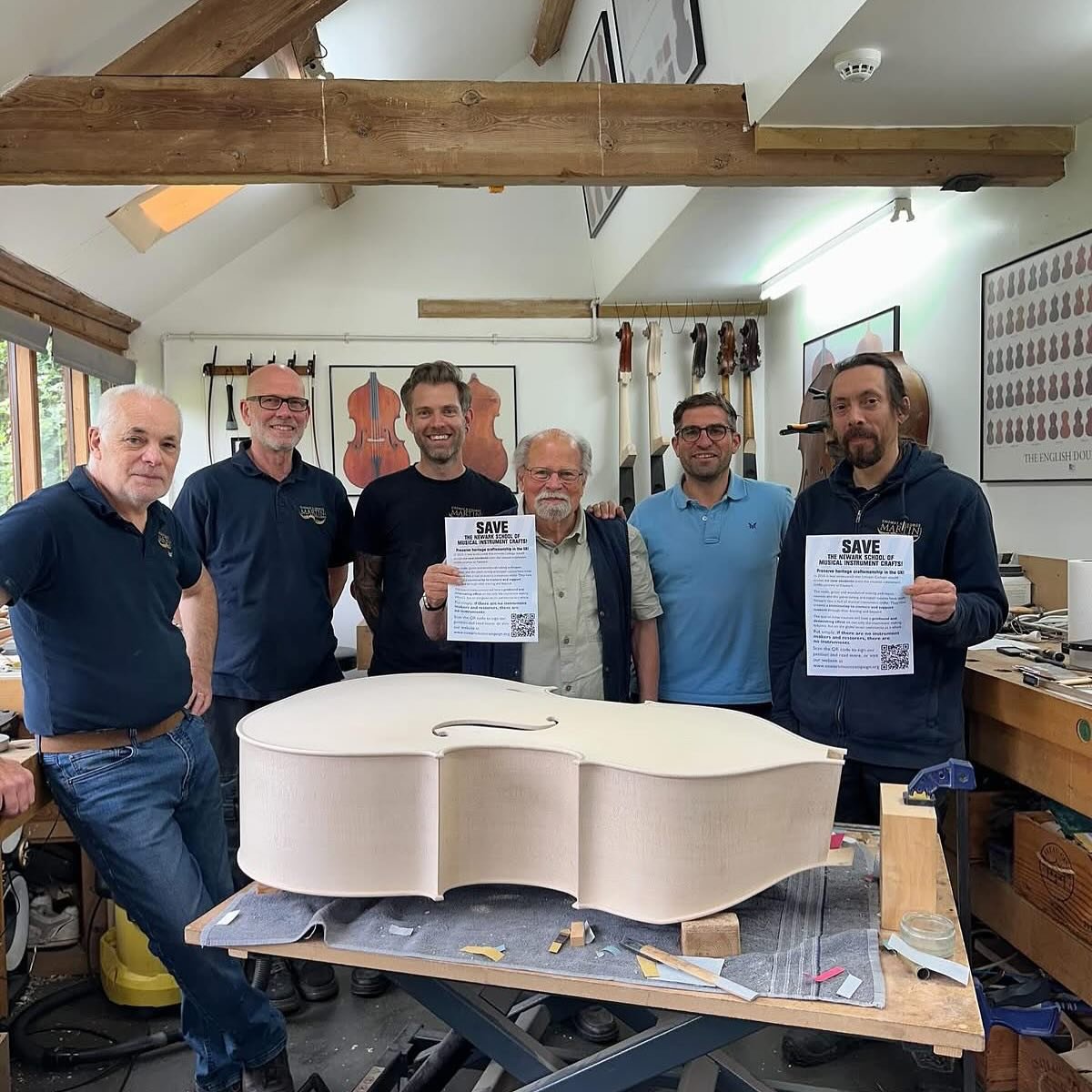 Some of our alumni grow up to make double basses!
Thanks to the team at T&G Martin Double Basses…
Save Newark Violin Making School!! Please can everyone sign the petition to save @newark_school_of_violin_making 🙏🏻 This important viol