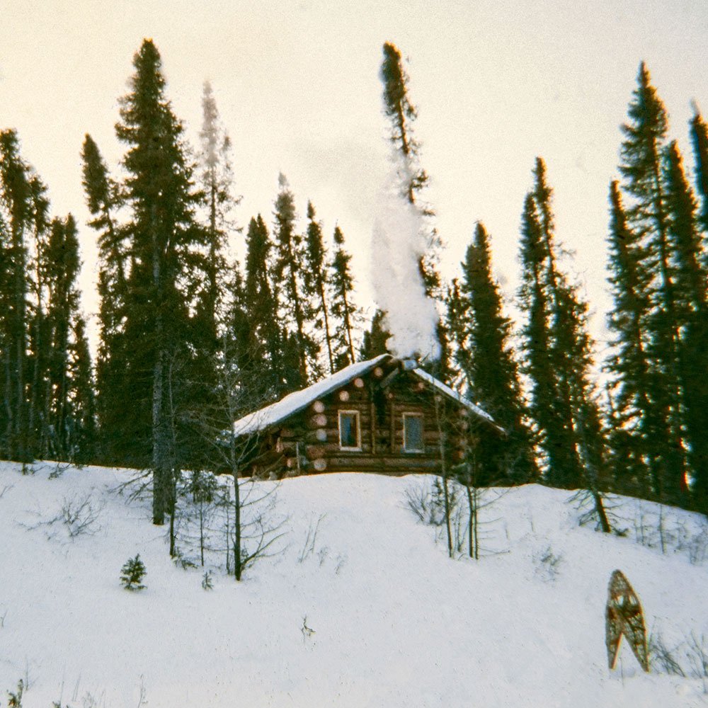 One of my favorite pictures of the cabin. This was something WE made. The feeling of being perfectly warm inside and sipping a cup of coffee while the wind howled and the temperatures plummeted to -20ºF filled us with a tremendous sense of pride. (im
