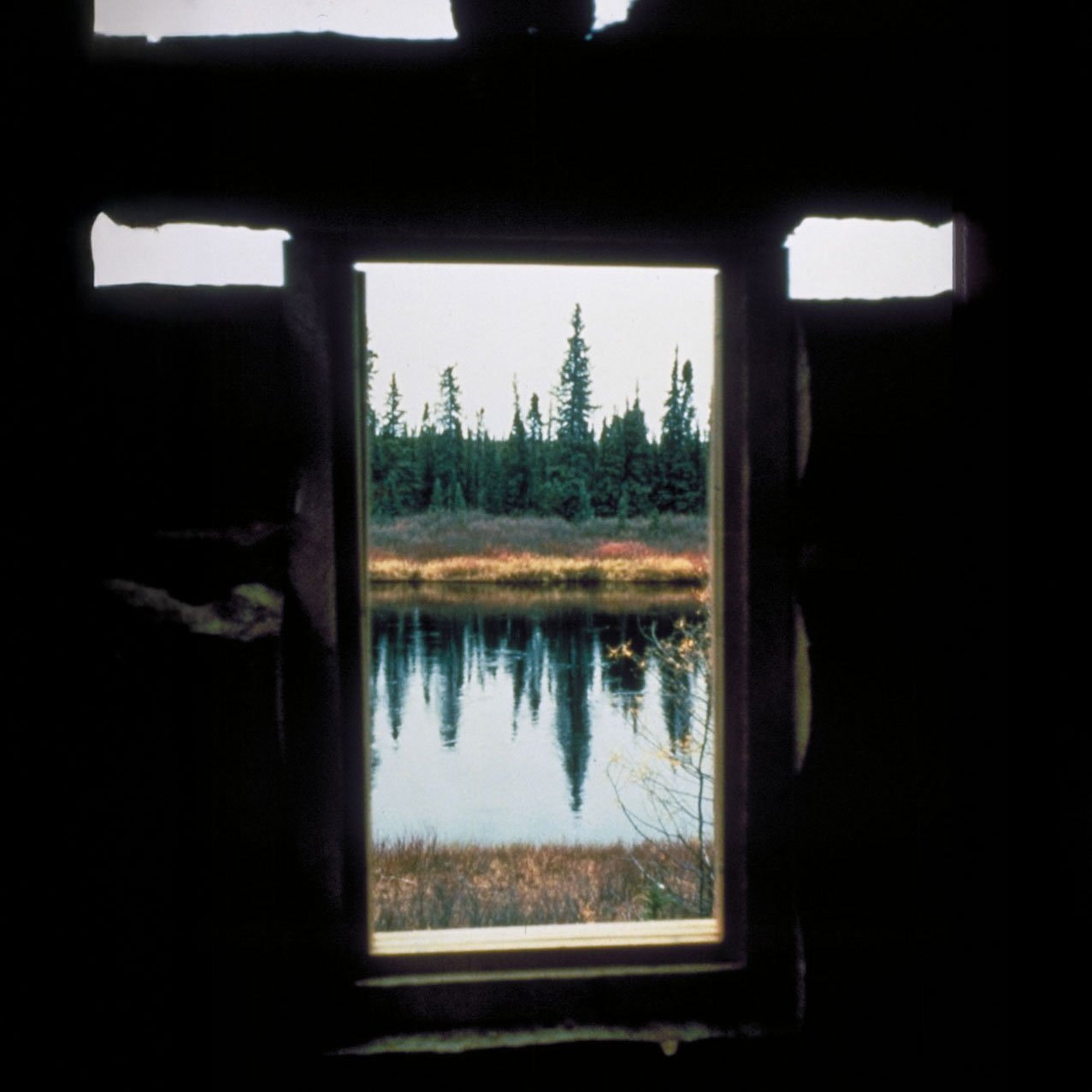 View from one of the front windows prior to having the wall properly filled in. (image 24 of 32)