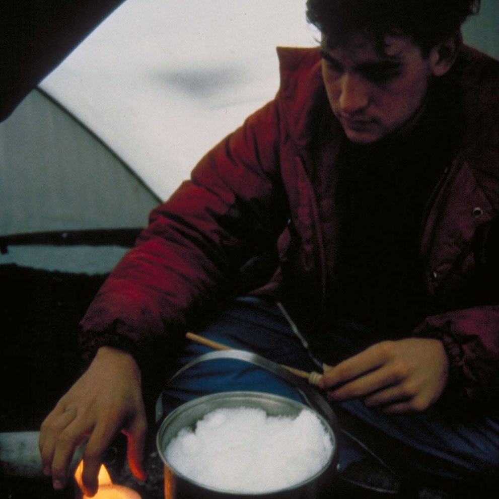 A coleman 1 burner backpacking stove saved our lives. We finally had heat, food, and water. For the first time we could shed some of our heavy winter gear. (image 18 of 22)
