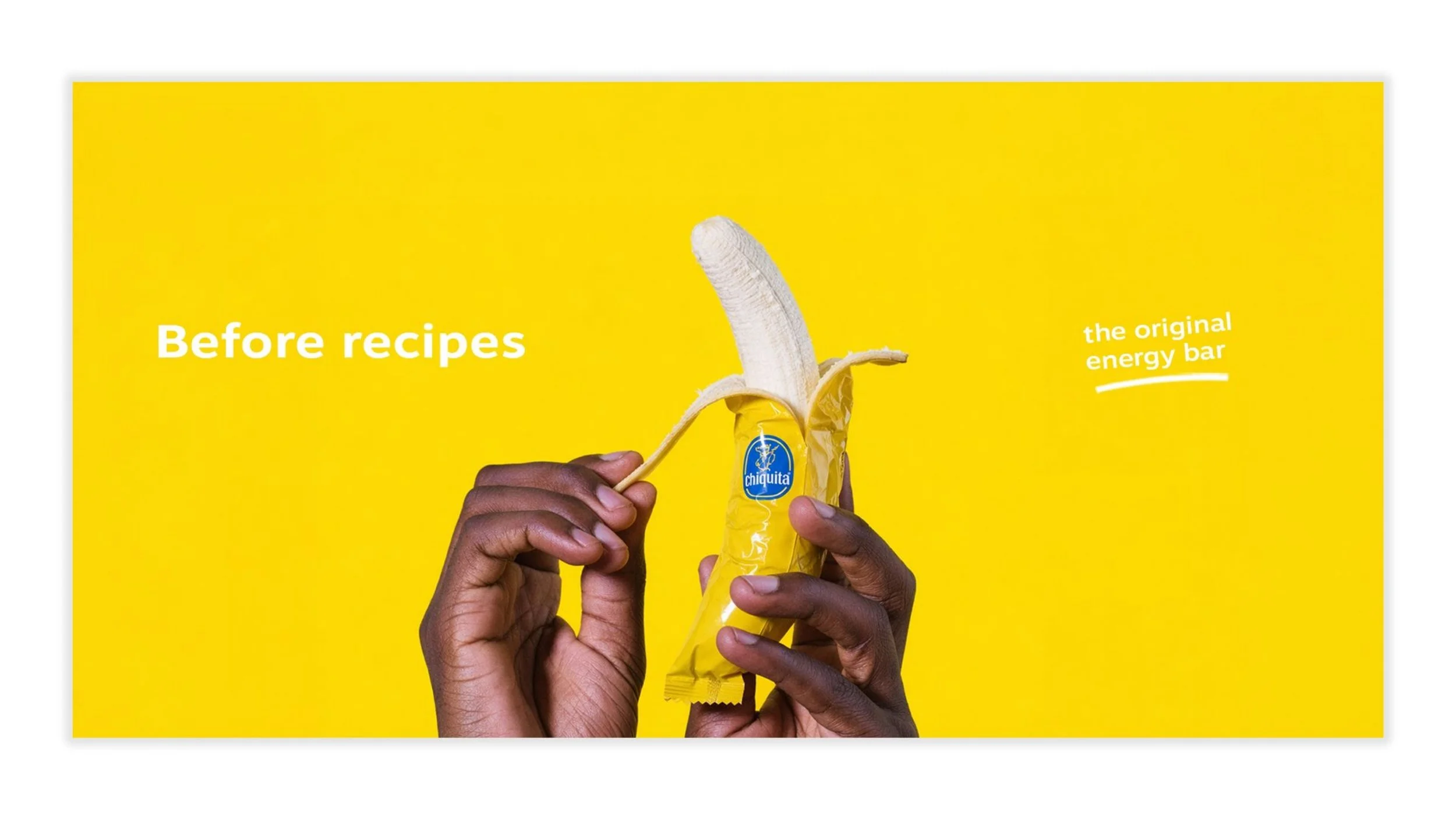 CHIQUITA BANANA I The original energy bar