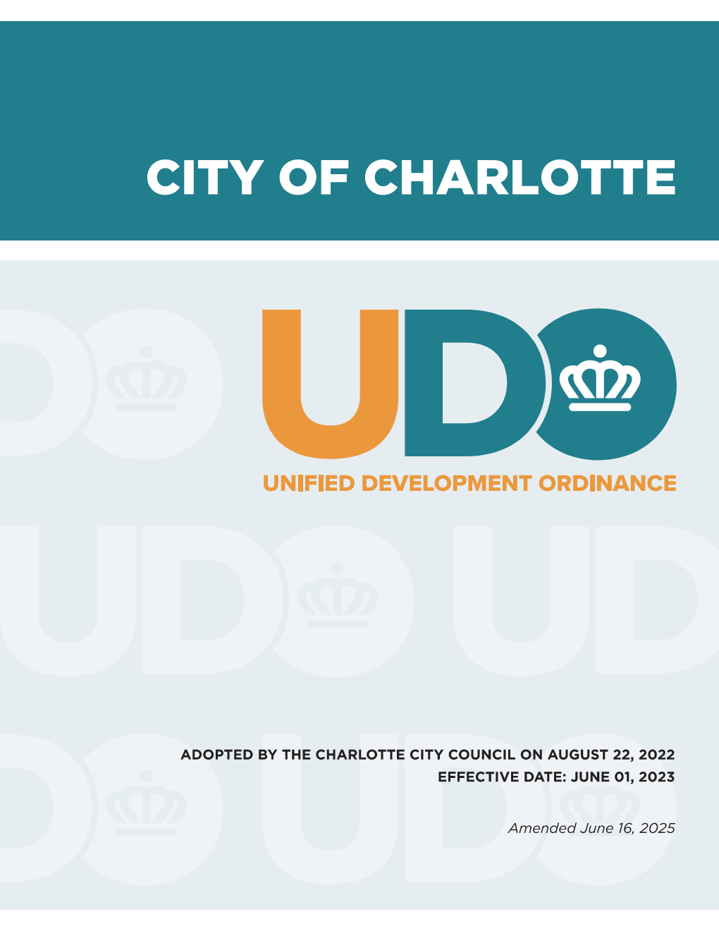 Charlotte Unified Development Ordinance