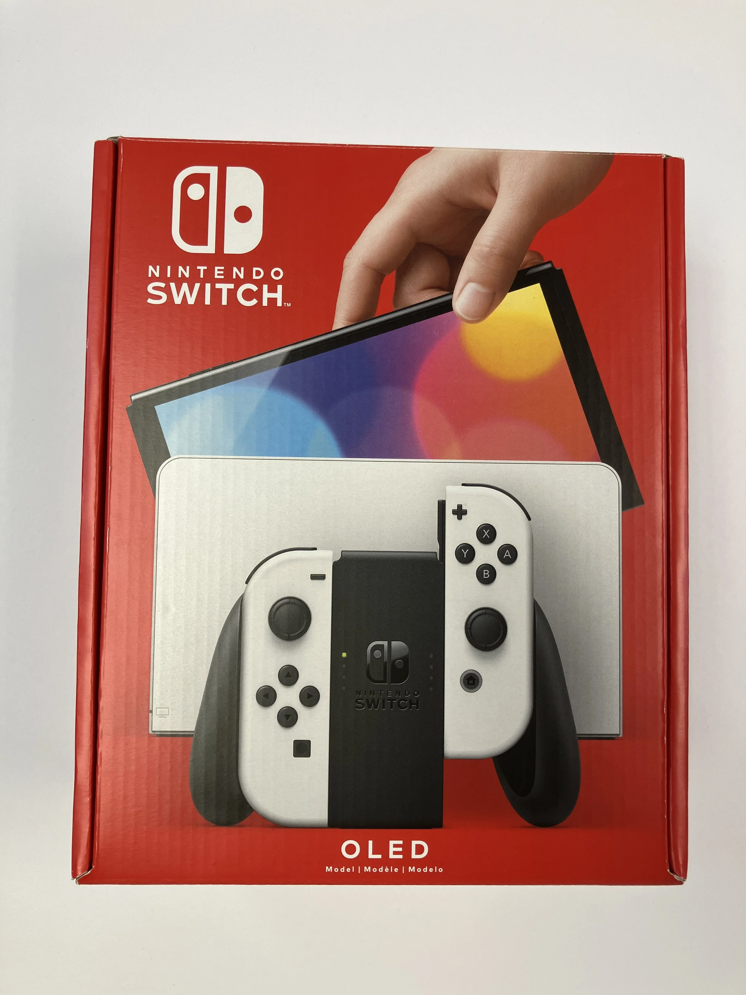 Nintendo Switch White OLED w/Accessories, Mario Kart 8 & Big Brain Academy