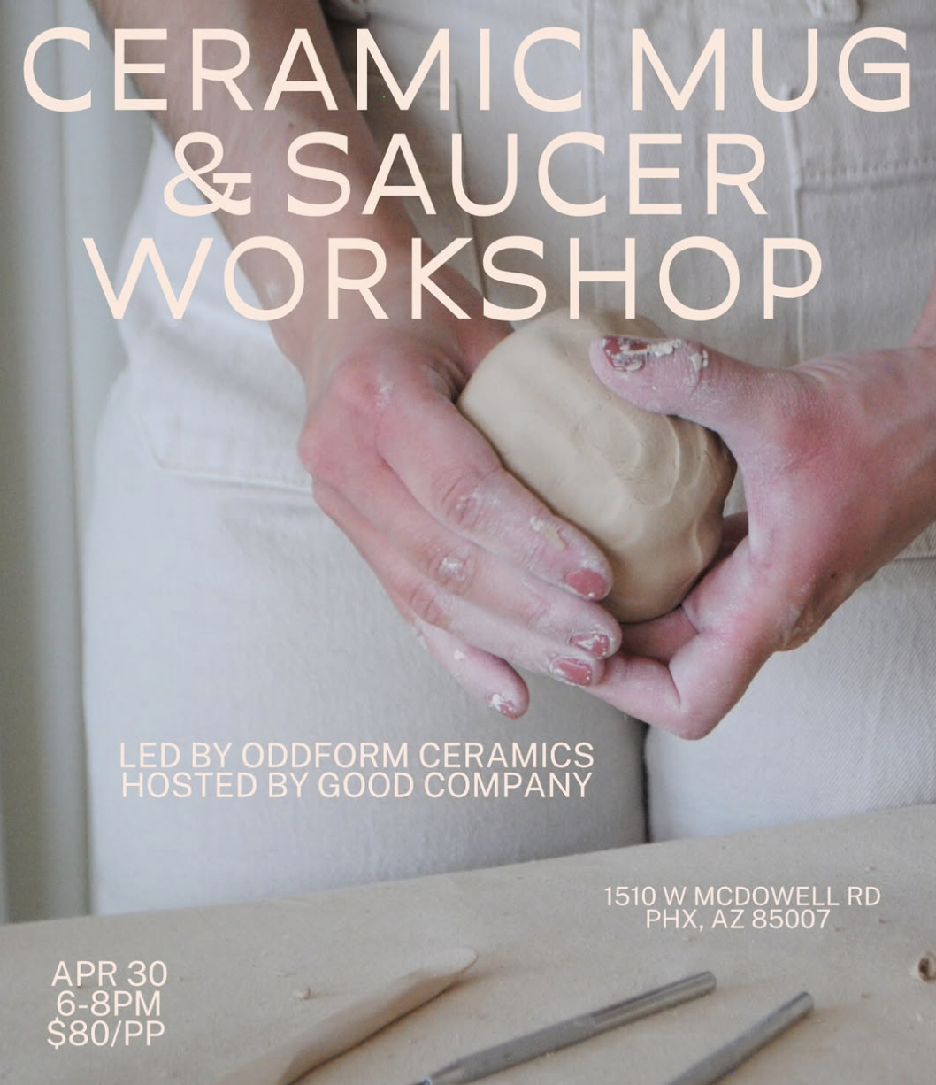 Ceramic Mug & Saucer Workshop