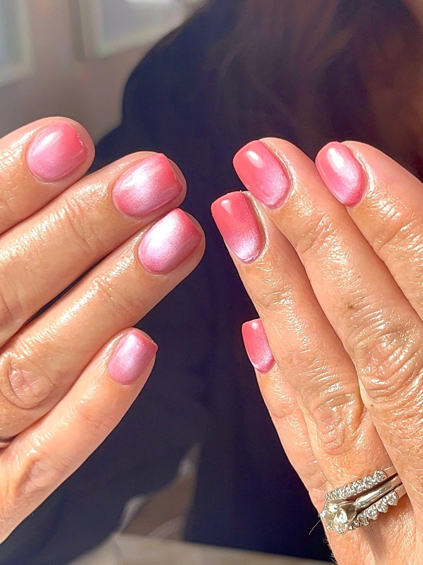 ALL PINK EVERYTHING, forever. @emlovesnailies with the baby girl builder magic.