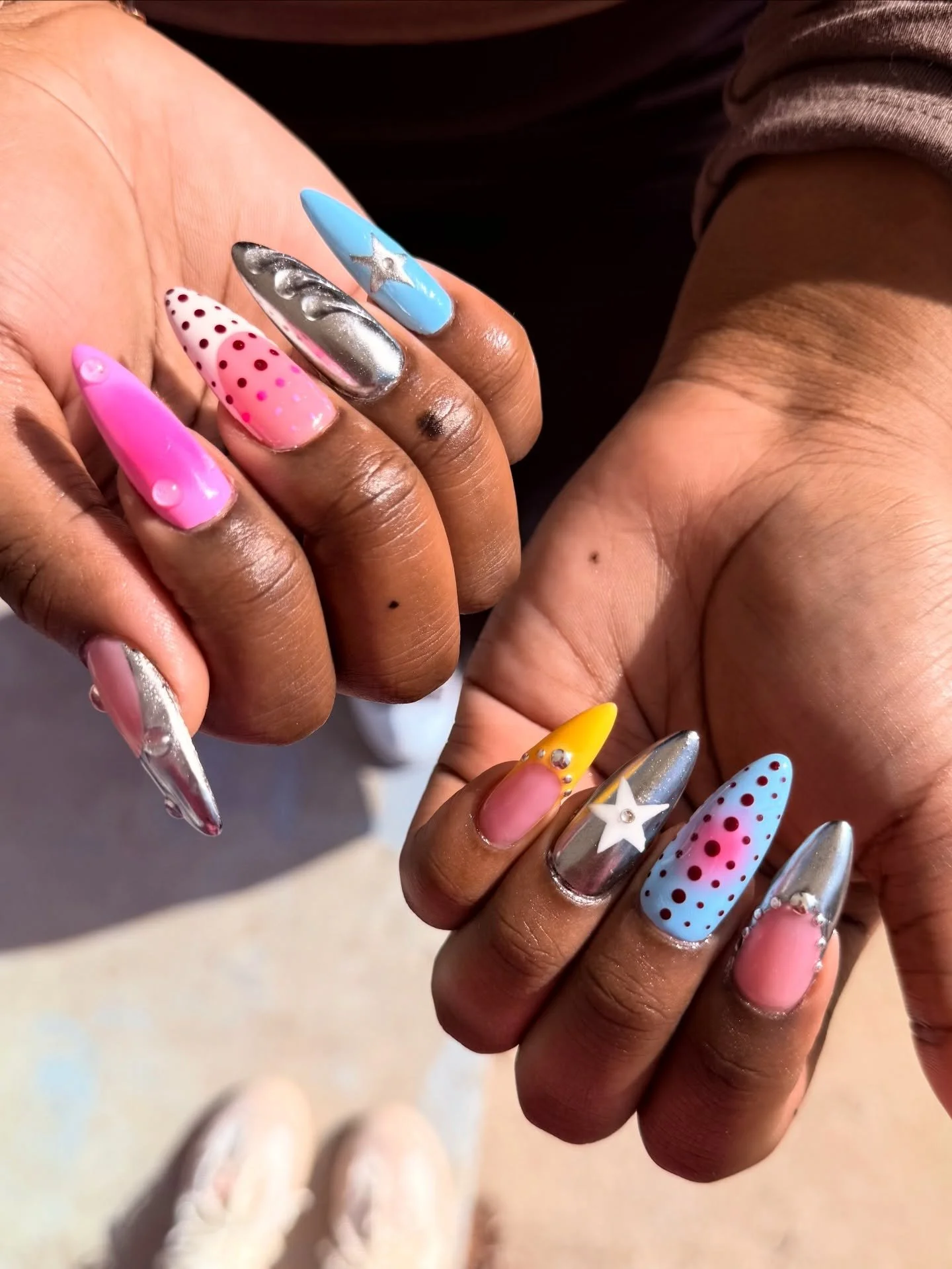 Why not have it all? Mani by @jaztheexpert